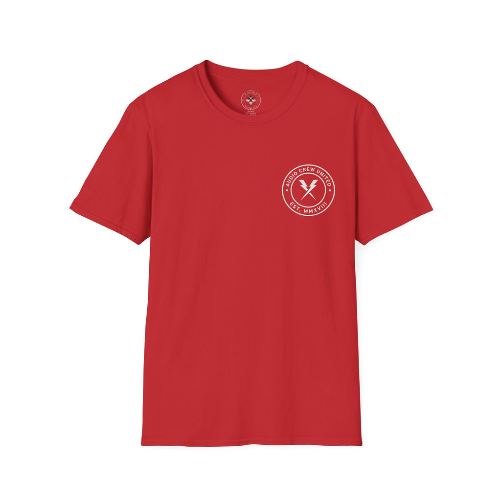 Audio Crew United Logo  — Vintage Music Tech Tee (#232)
