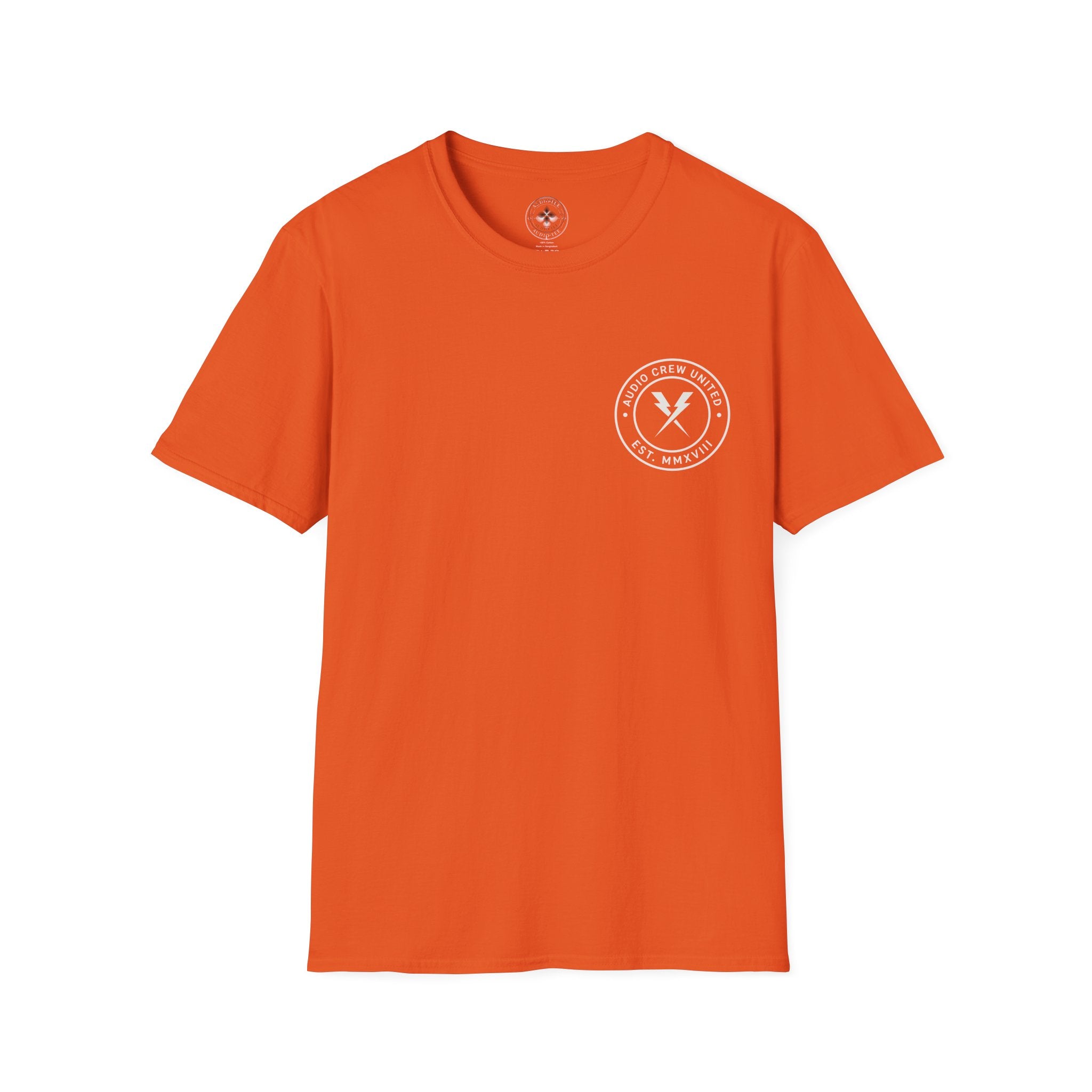 Audio Crew United Logo  — Vintage Music Tech Tee (#232)
