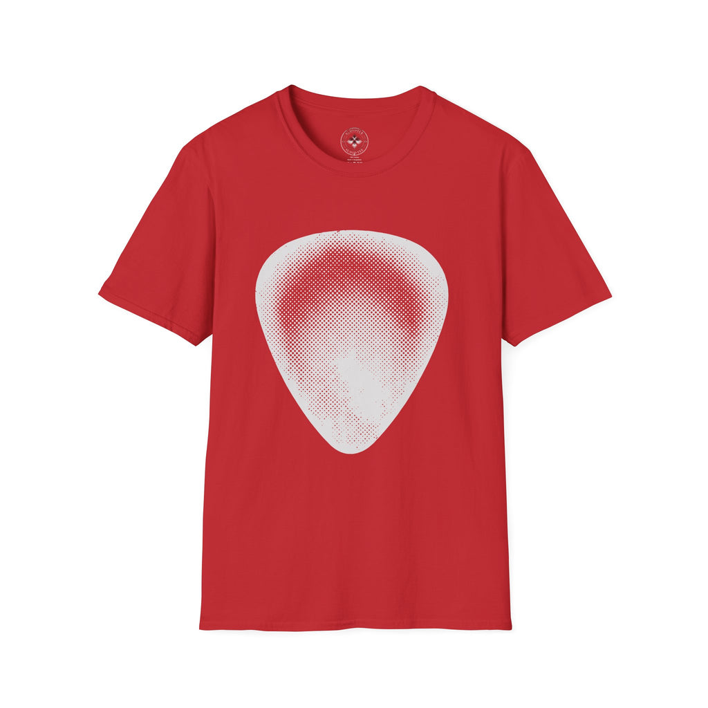 Guitar Pick Halftone T-Shirt — Retro Music (#249)