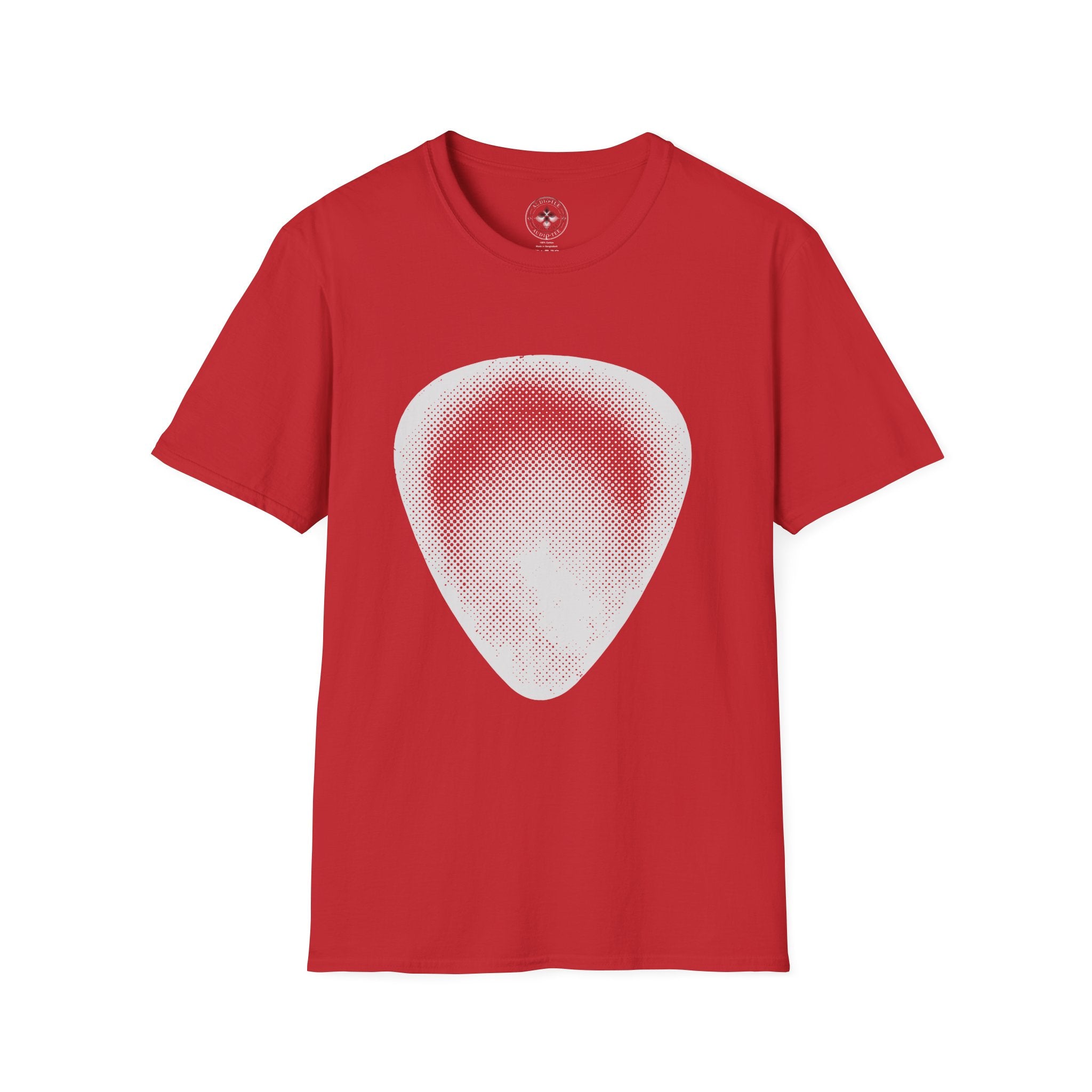 Guitar Pick Halftone T-Shirt — Retro Music (#249)