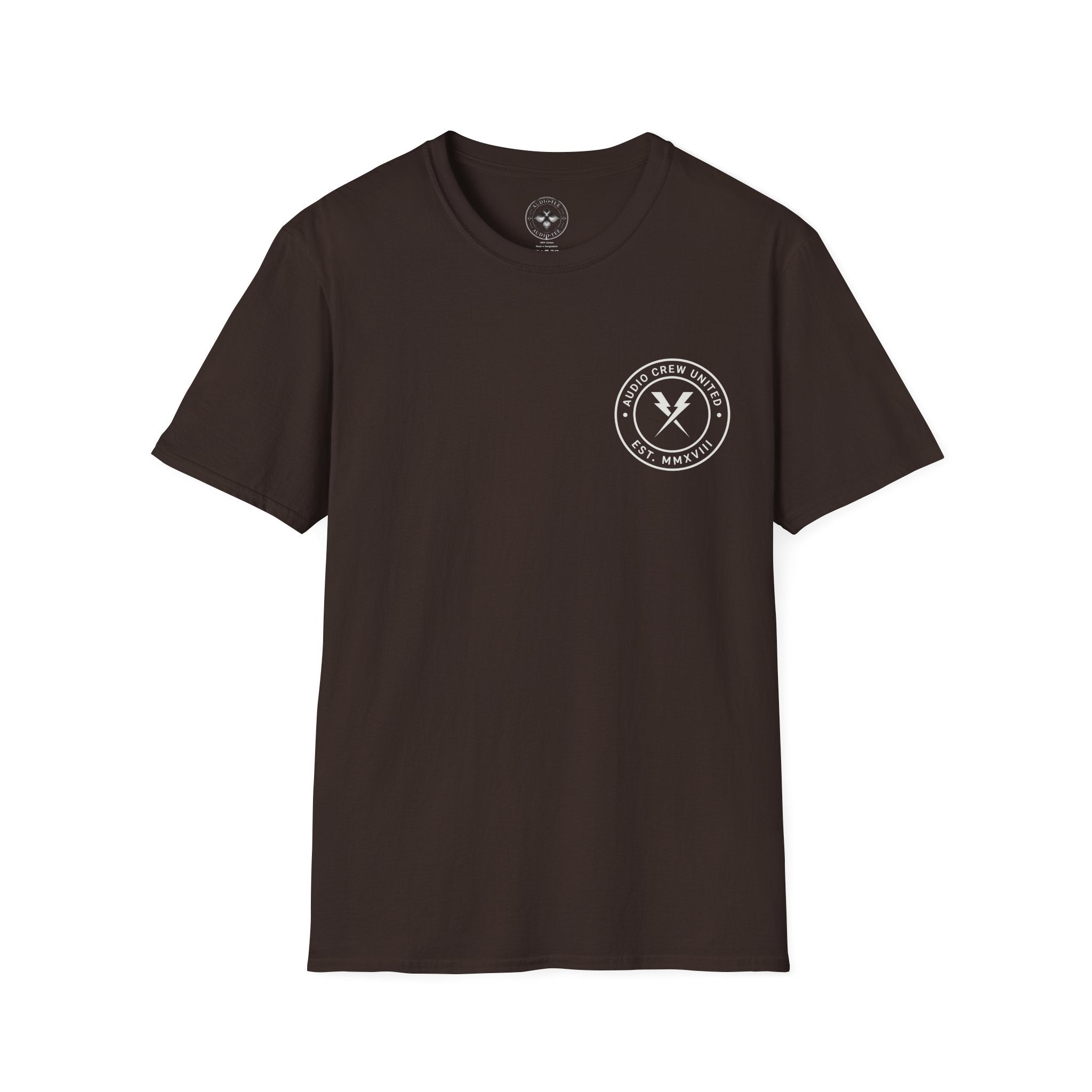 Audio Crew United Logo  — Vintage Music Tech Tee (#232)