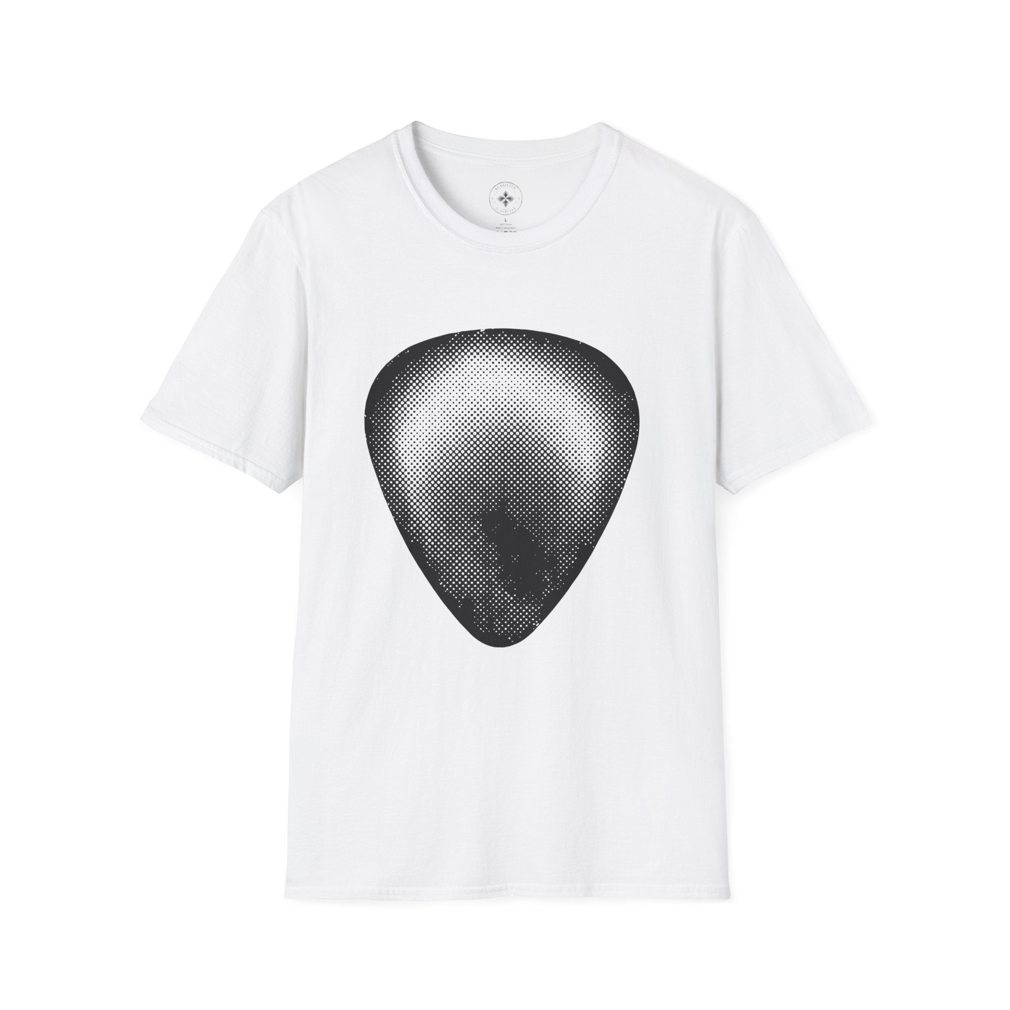 Guitar Pick Halftone T-Shirt — Retro Music (#249)