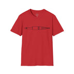 Minimalist Guitar/Audio Jack Line Art Tee (#241)