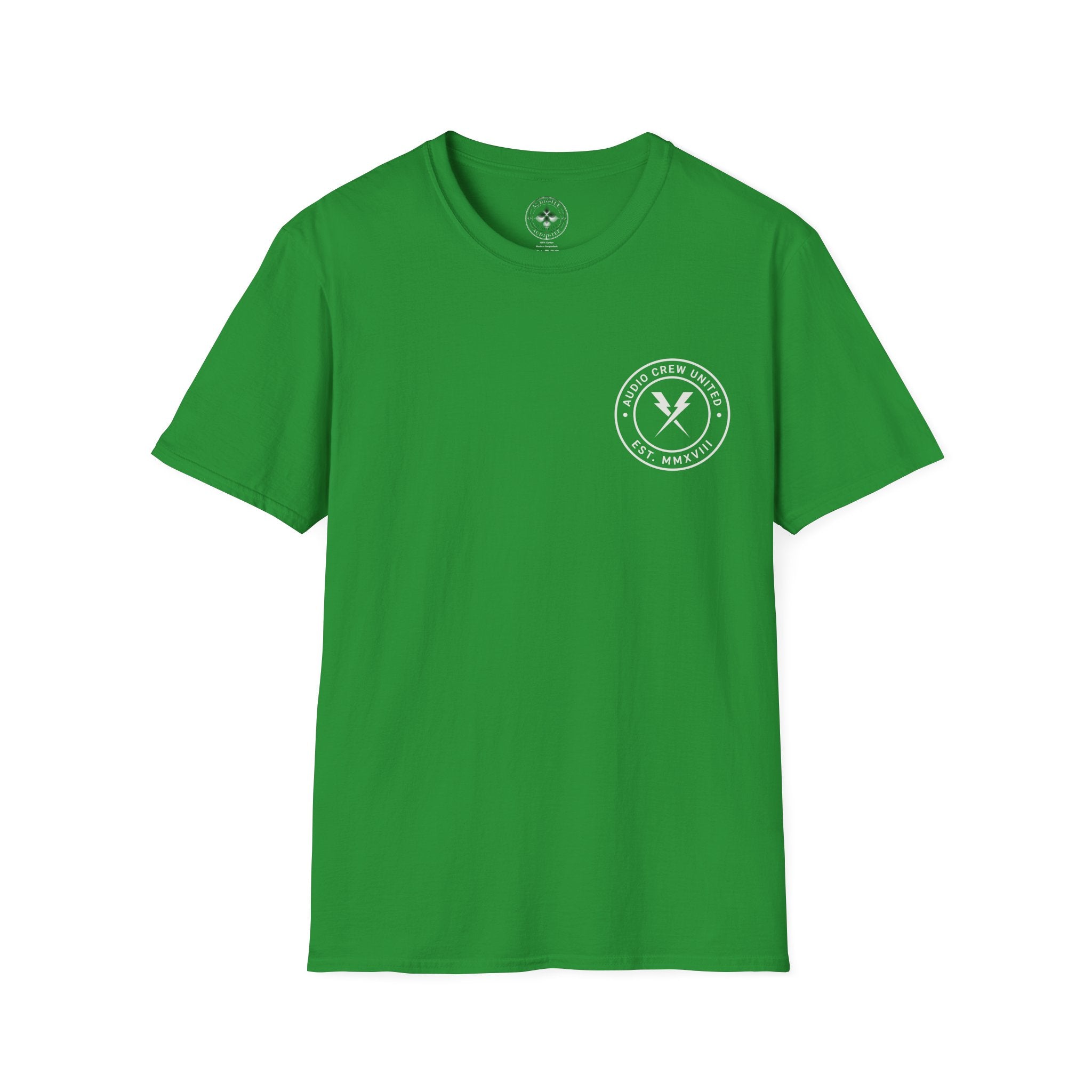 Audio Crew United Logo  — Vintage Music Tech Tee (#232)