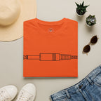 Minimalist Guitar/Audio Jack Line Art Tee (#241)