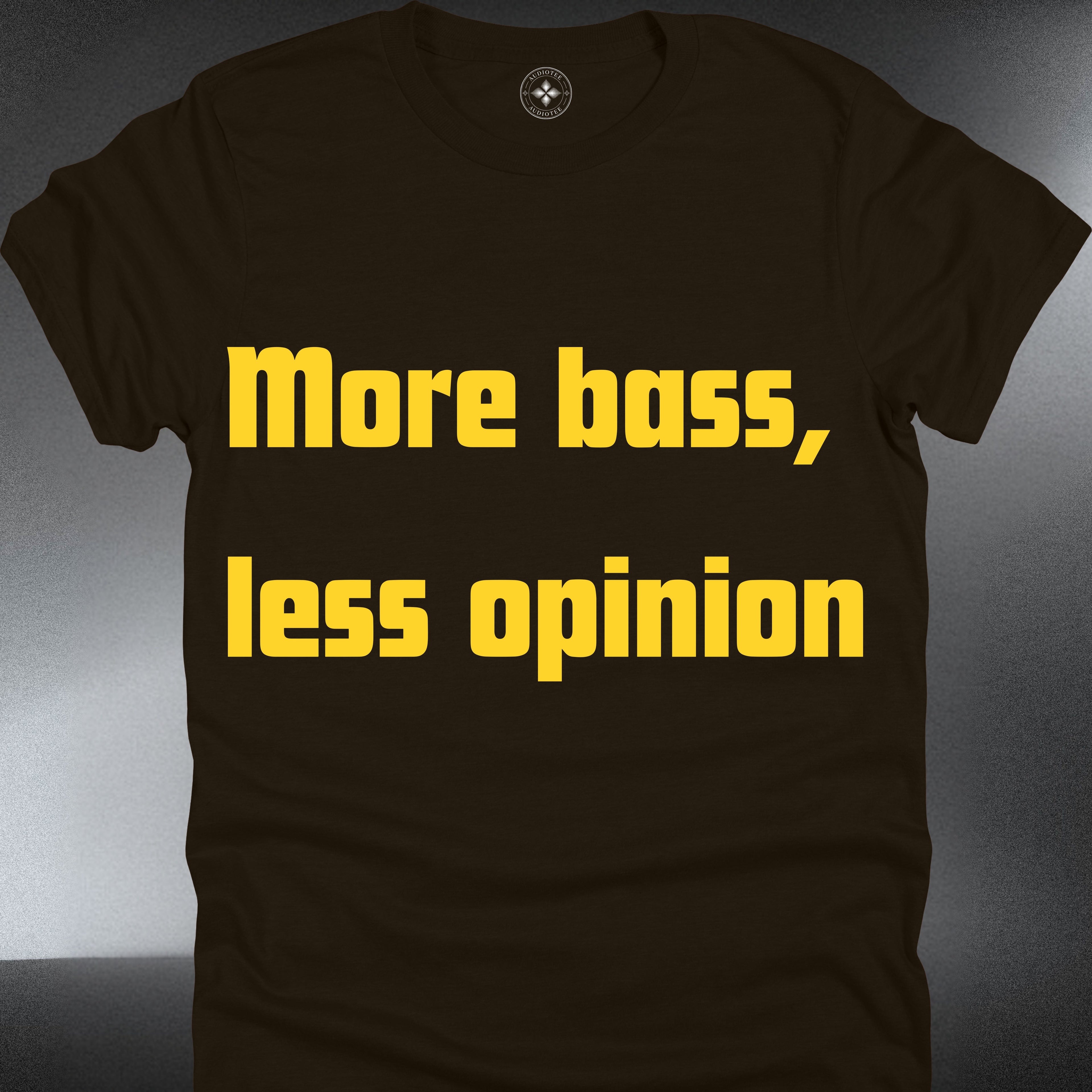 More bass, less opinion (#117)
