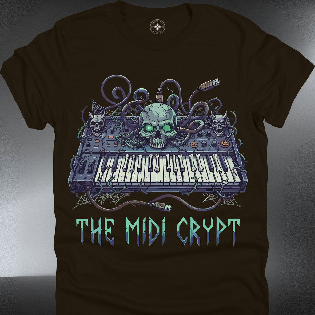 The MIDI Crypt  — Gothic Skull & Synthwave Keyboard (#226)