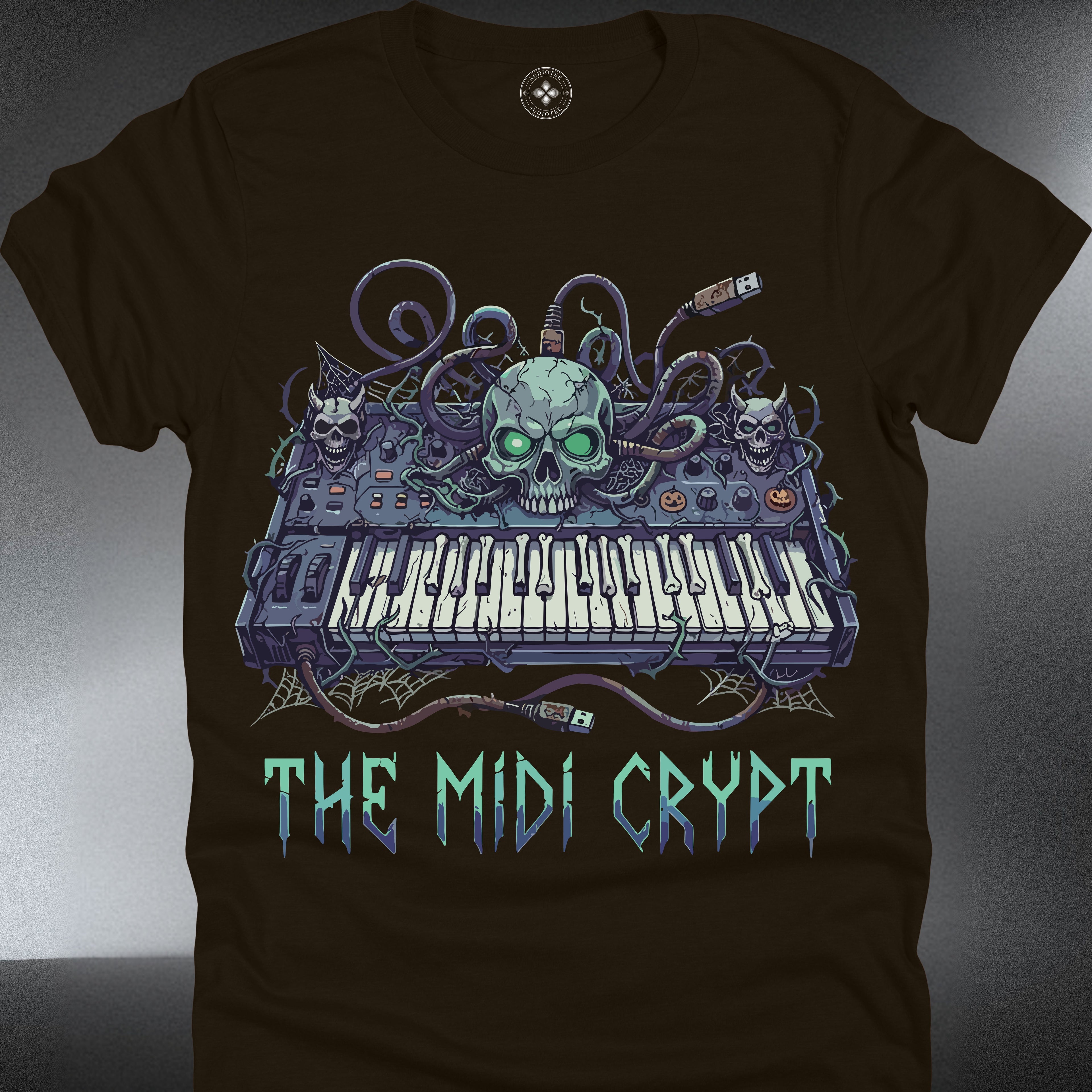 The MIDI Crypt  — Gothic Skull & Synthwave Keyboard (#226)