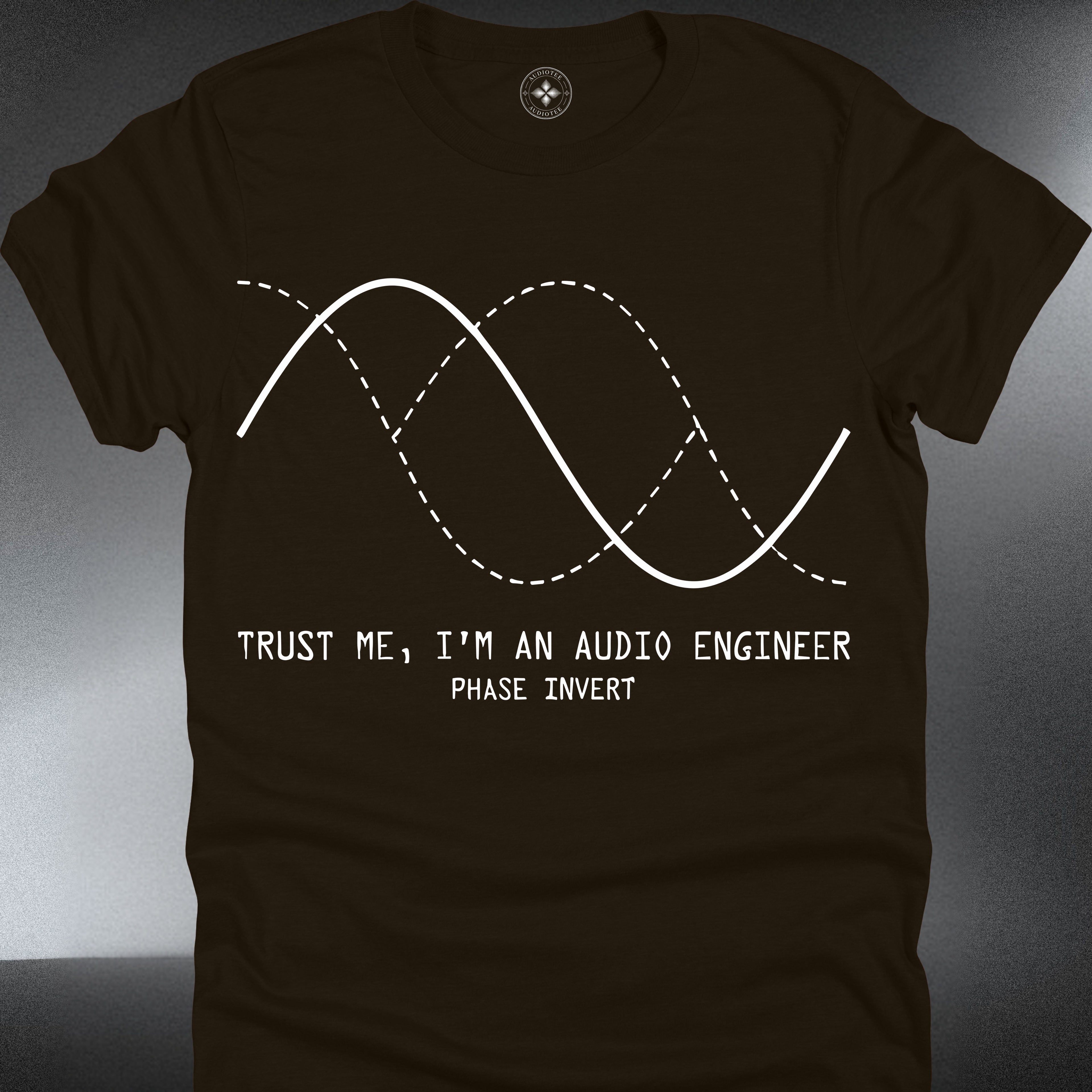 Audio Engineer T-Shirt – Waveform Graphic (Trust Me, I’m an Audio Engineer) (#244)