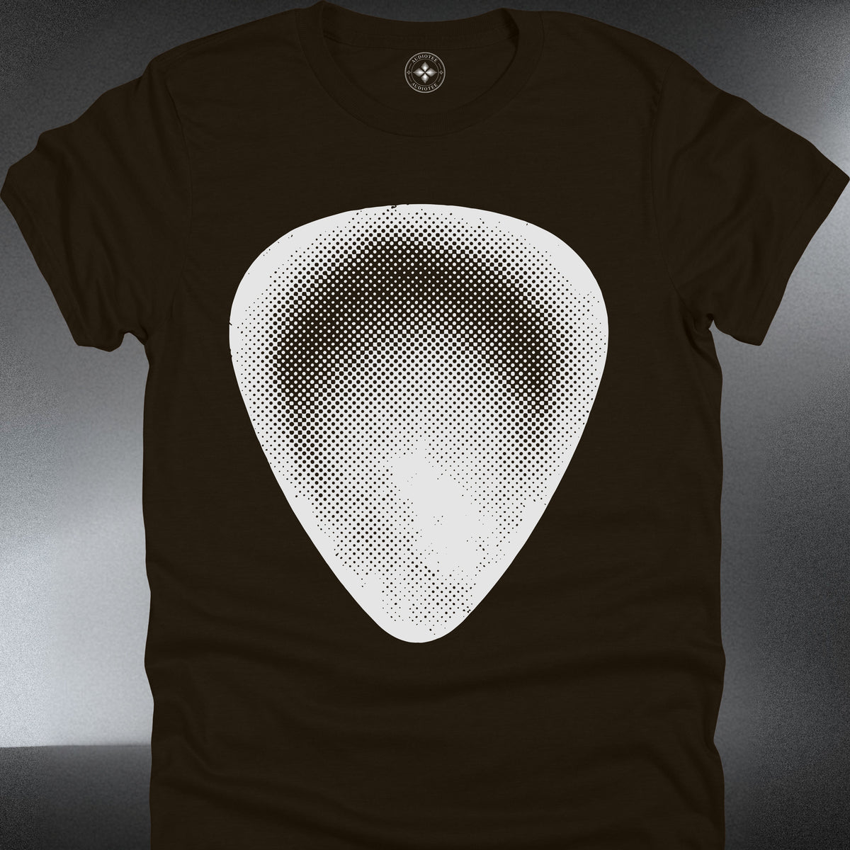 Guitar Pick Halftone T-Shirt — Retro Music (#249)