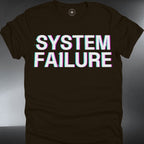 System Failure Graphic  Retro Glitch music Protest (#257)