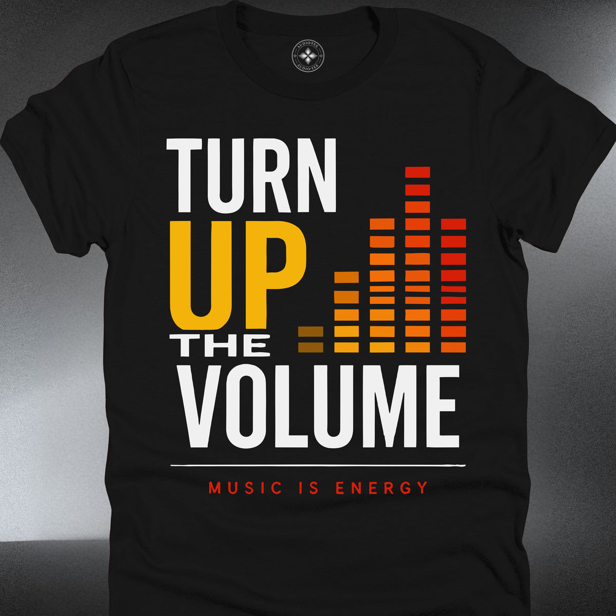 Turn Up The Volume  — Graphic Music Equalizer Tee (#280)