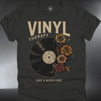 Vinyl Therapy — Retro Record Lover Tee