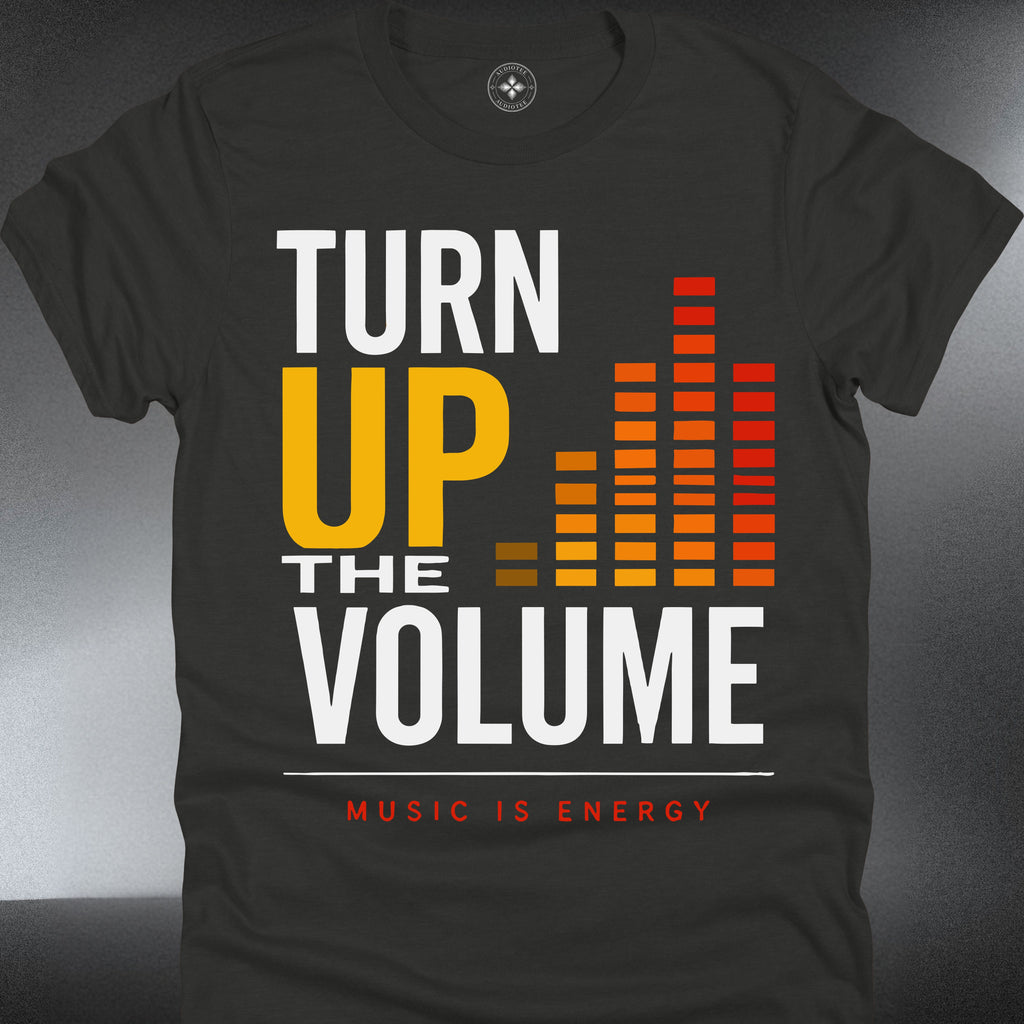 Turn Up The Volume  — Graphic Music Equalizer Tee (#280)