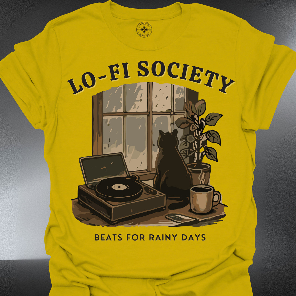 Lo‑Fi Society  — Cozy Rainy Day Beats Graphic (#285)