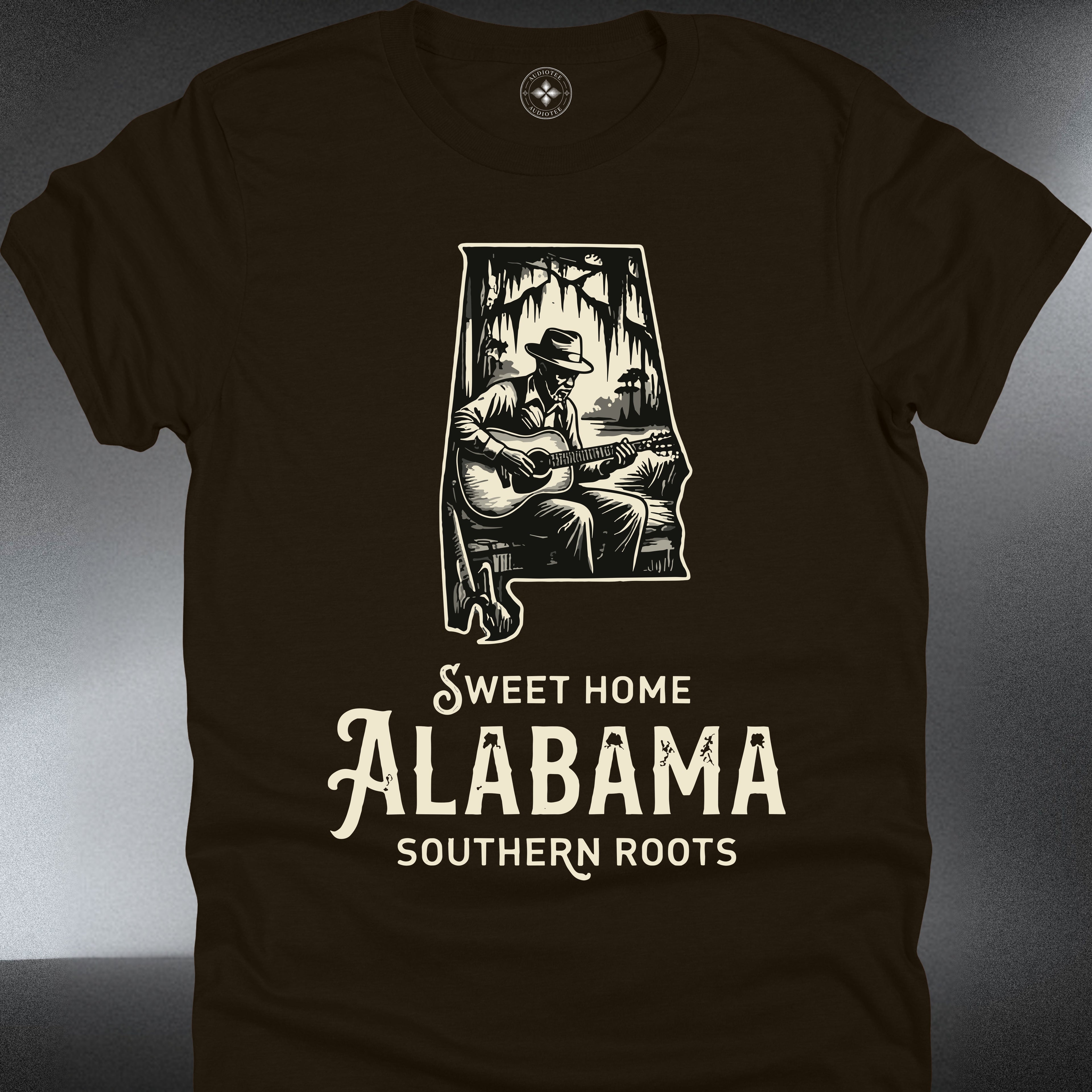 Sweet Home Alabama  — Southern Roots Guitar Vintage State Tee (#182)