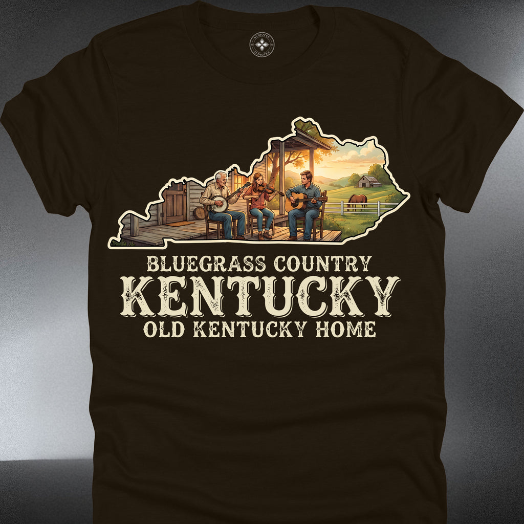 Bluegrass Country Kentucky  — 'Bluegrass Country' Vintage State Music Tee (#205)