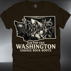 Washington Garage Rock Roots T-Shirt — "Sub Pop Era" Concert Band Tee (#208)
