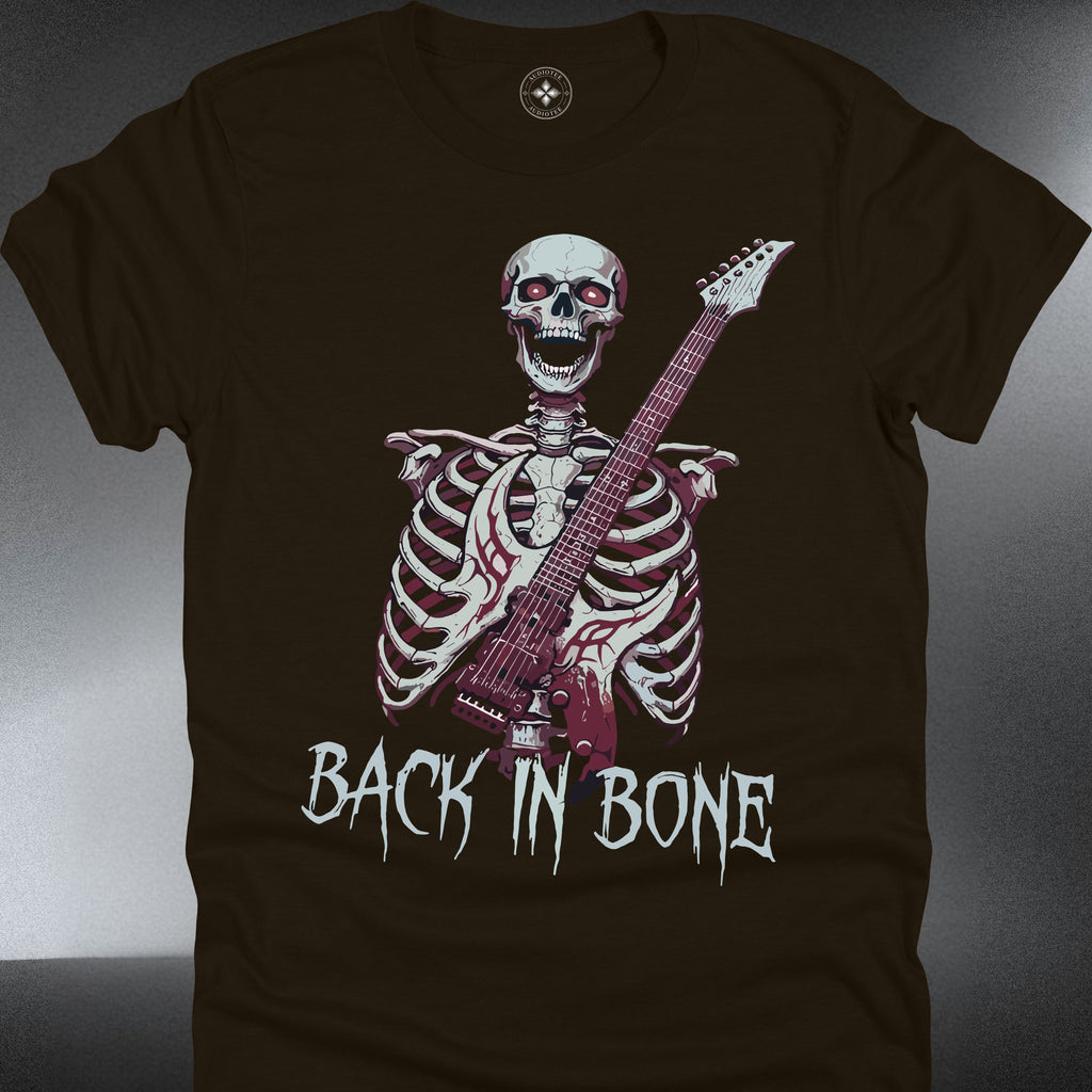 Skeleton Guitar  — "Back in Bone" Rocker Tee (#223)