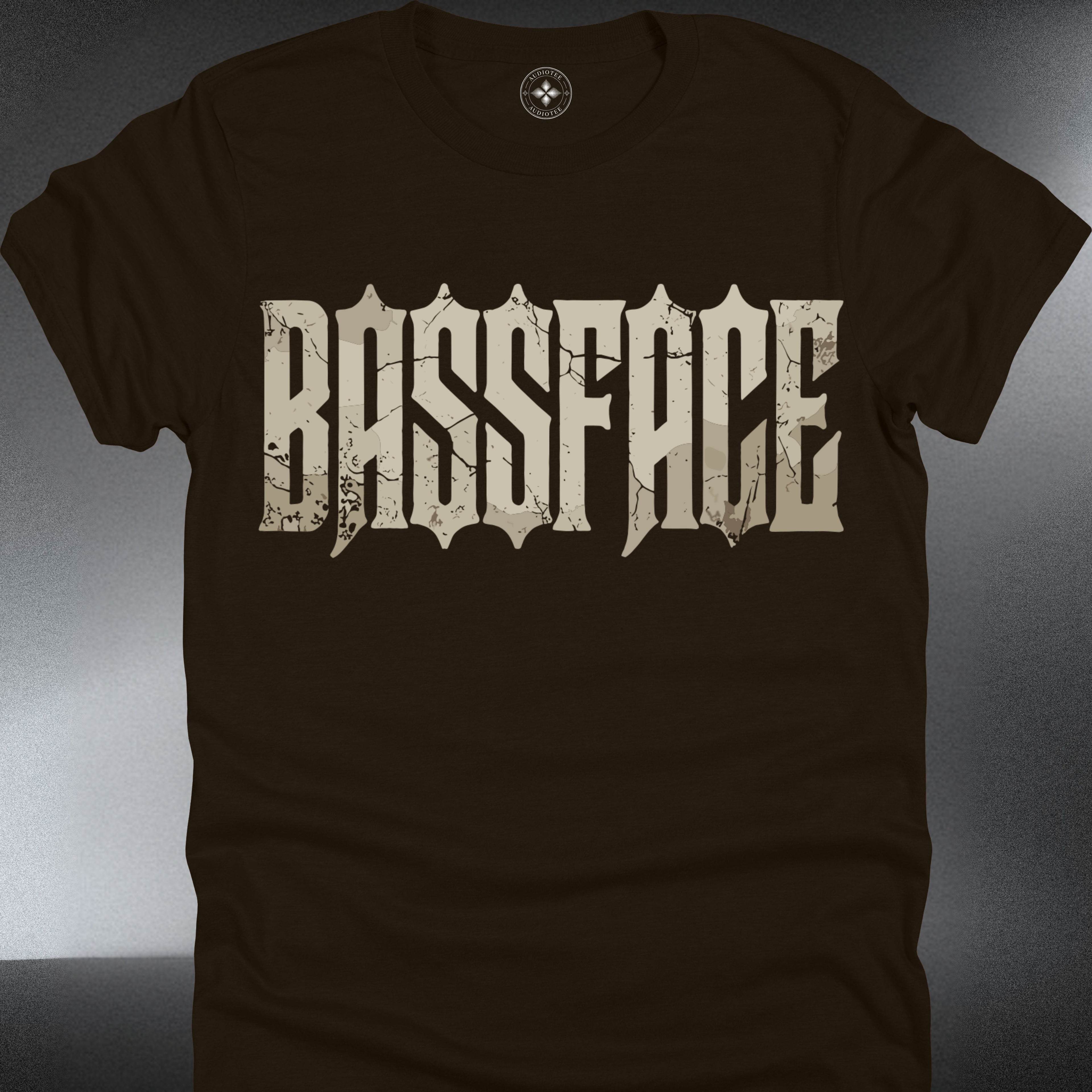 Bassface Graphic  — Retro Distressed Band-Style (#230)