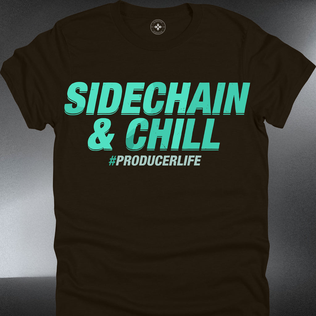 Sidechain & Chill  #Producer Life Crypto Music Producer Tee (#253)