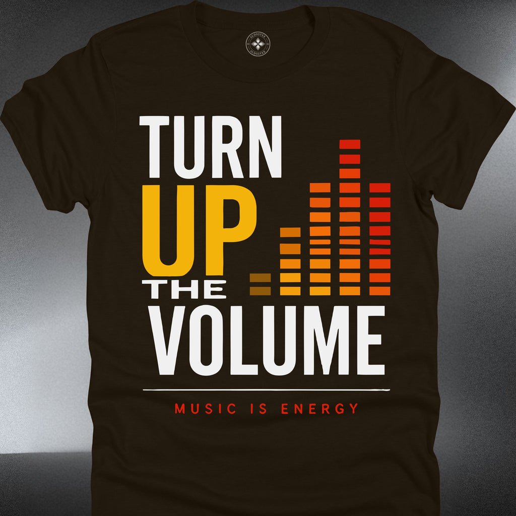 Turn Up The Volume  — Graphic Music Equalizer Tee (#280)