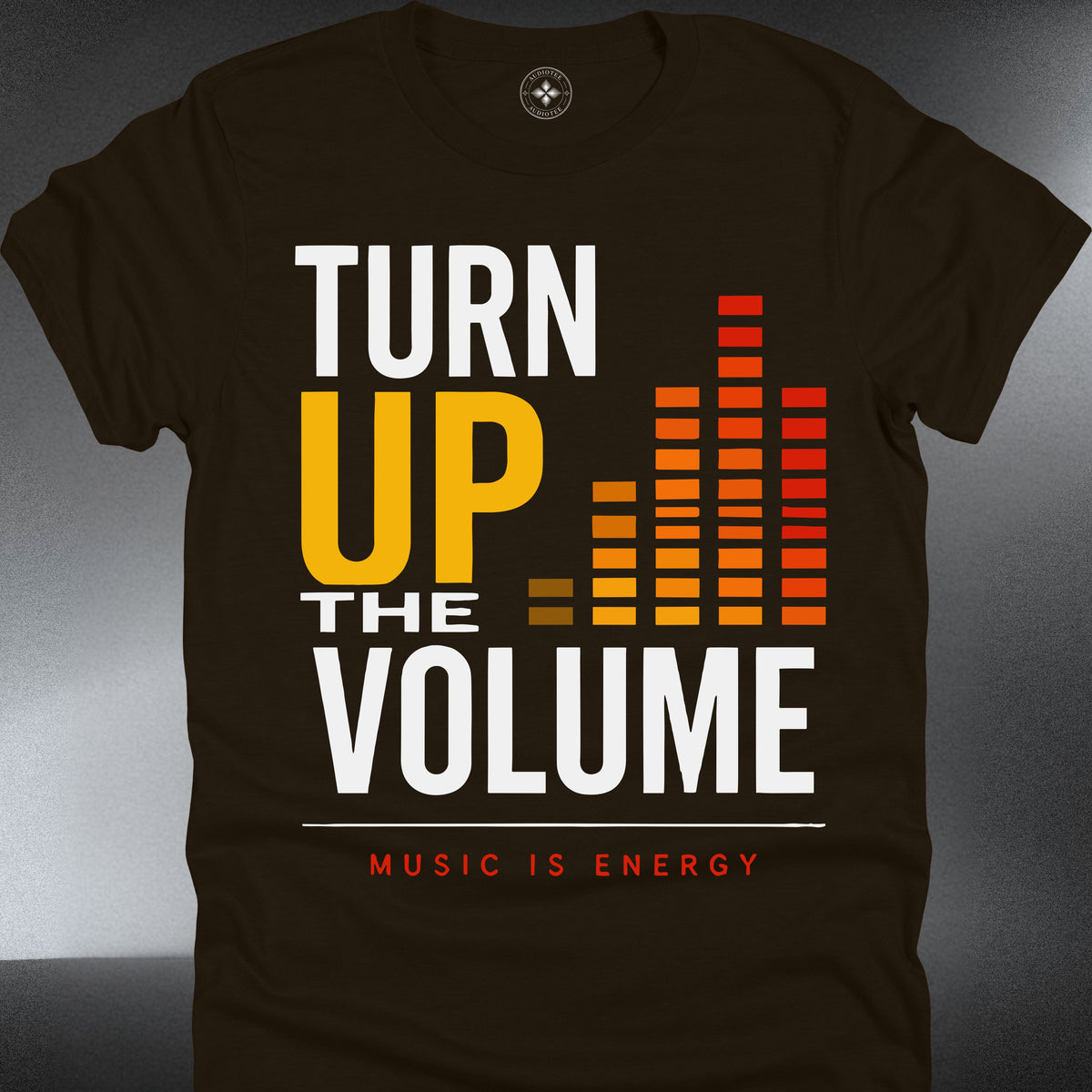 Turn Up The Volume  — Graphic Music Equalizer Tee (#280)