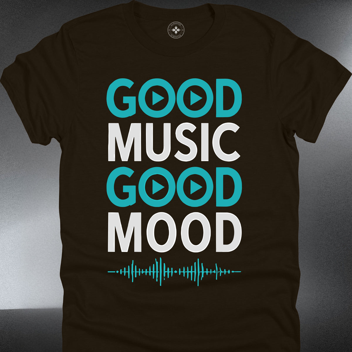 Good Music Good Mood  — Play Icon & Soundwave (#282)