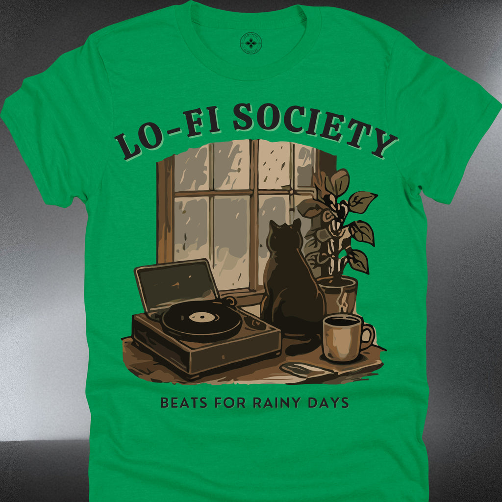 Lo‑Fi Society  — Cozy Rainy Day Beats Graphic (#285)
