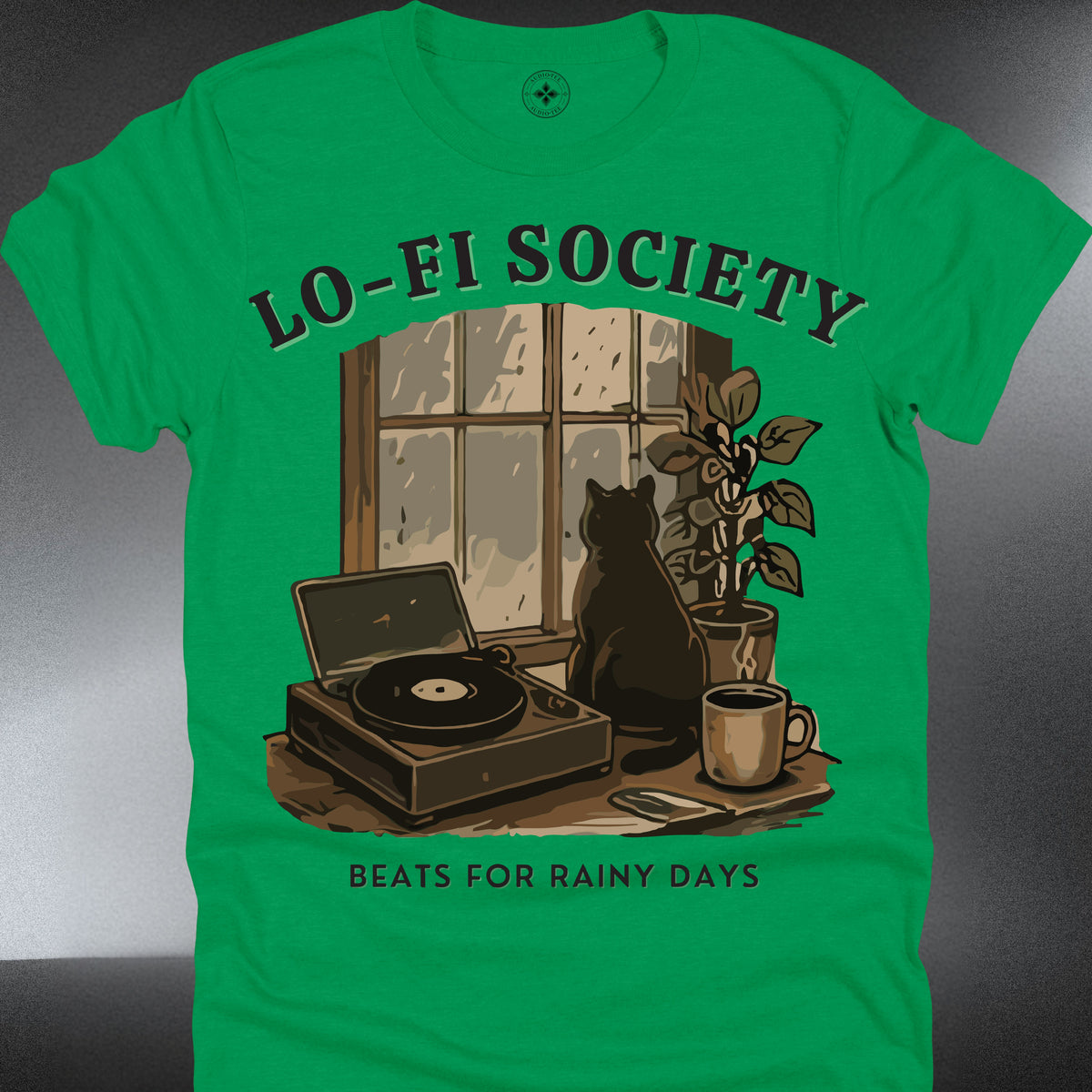 Lo‑Fi Society  — Cozy Rainy Day Beats Graphic (#285)