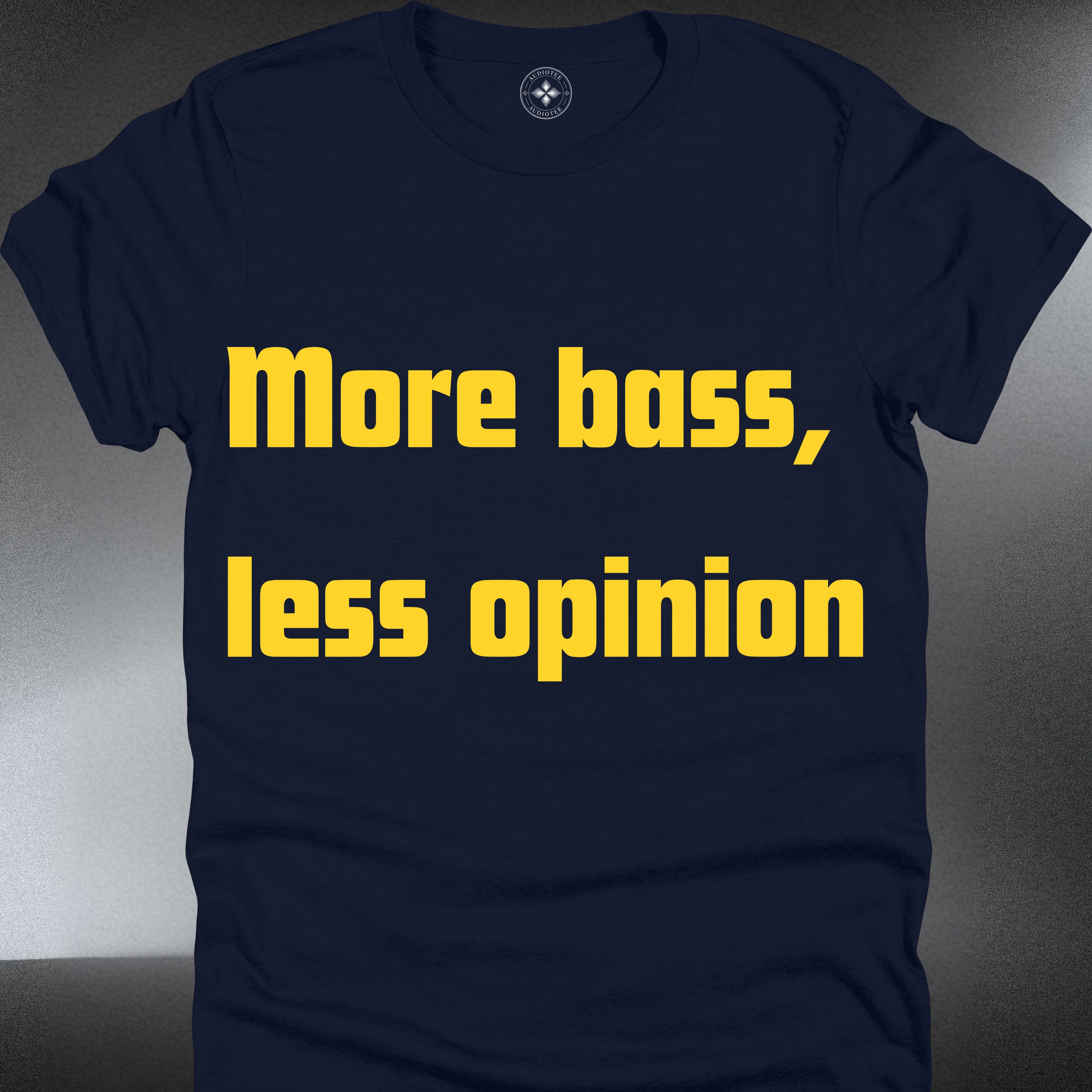 More bass, less opinion (#117)