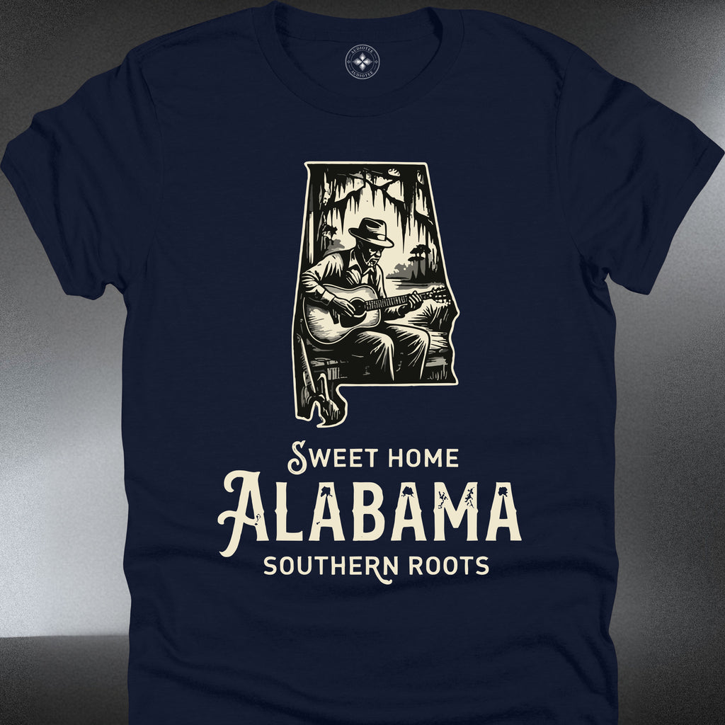 Sweet Home Alabama  — Southern Roots Guitar Vintage State Tee (#182)