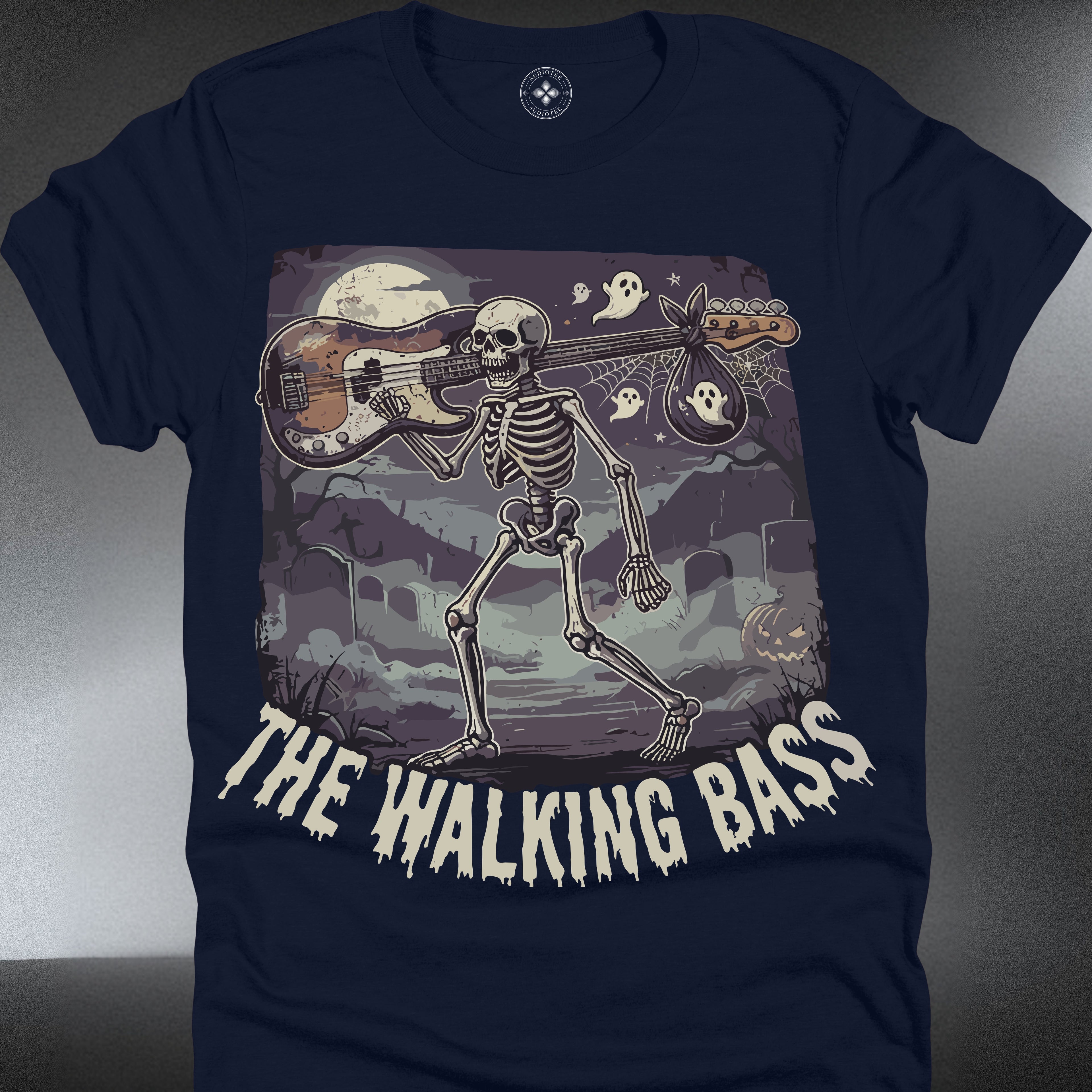 'The Walking Bass' Skeleton Guitar Halloween (#212)