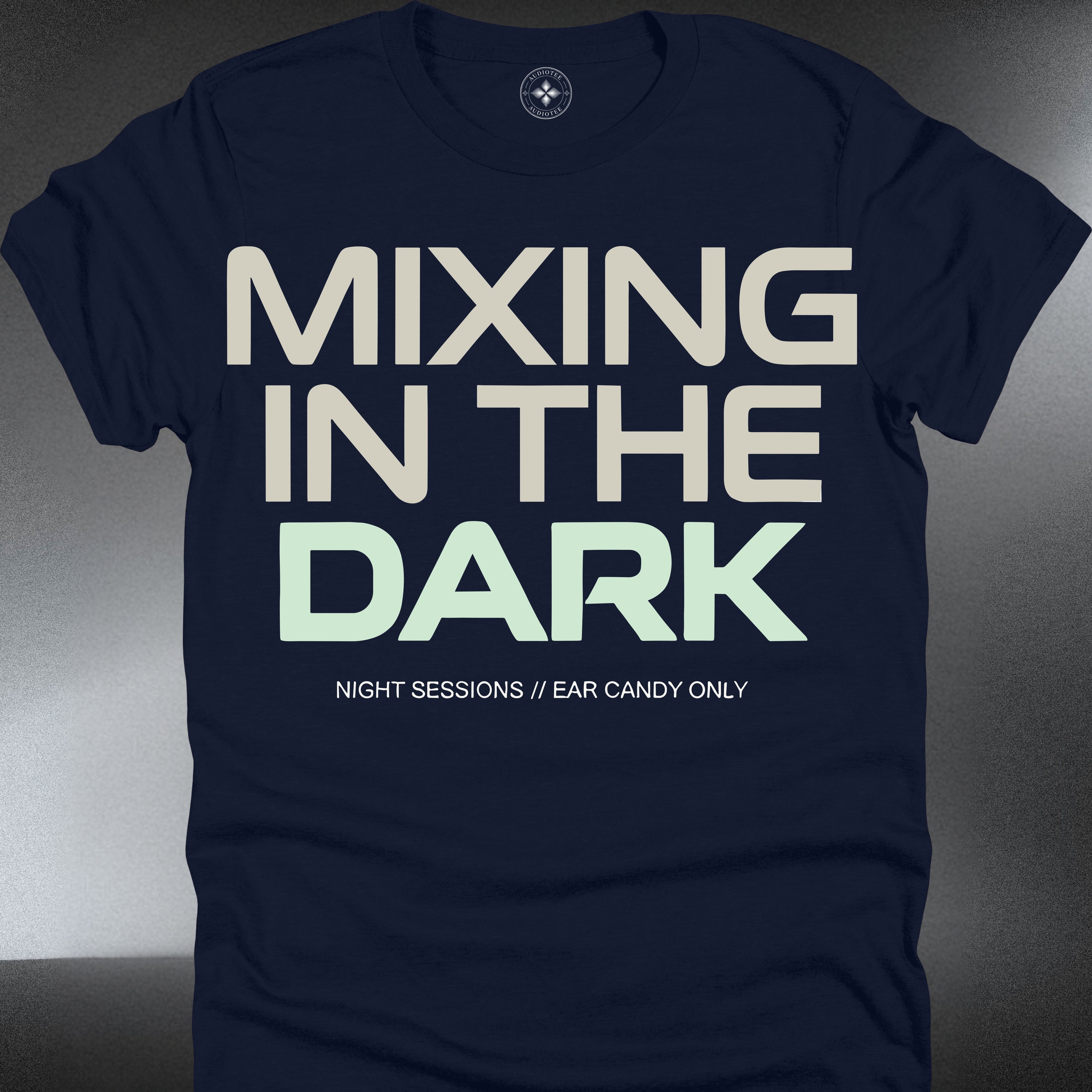 Mixing in the Dark Graphic — Bold Retro Typography (#219)