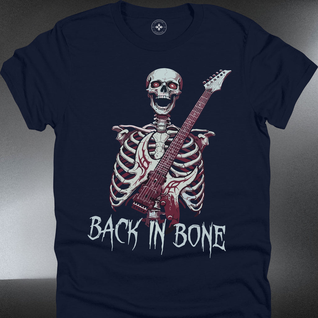 Skeleton Guitar  — "Back in Bone" Rocker Tee (#223)