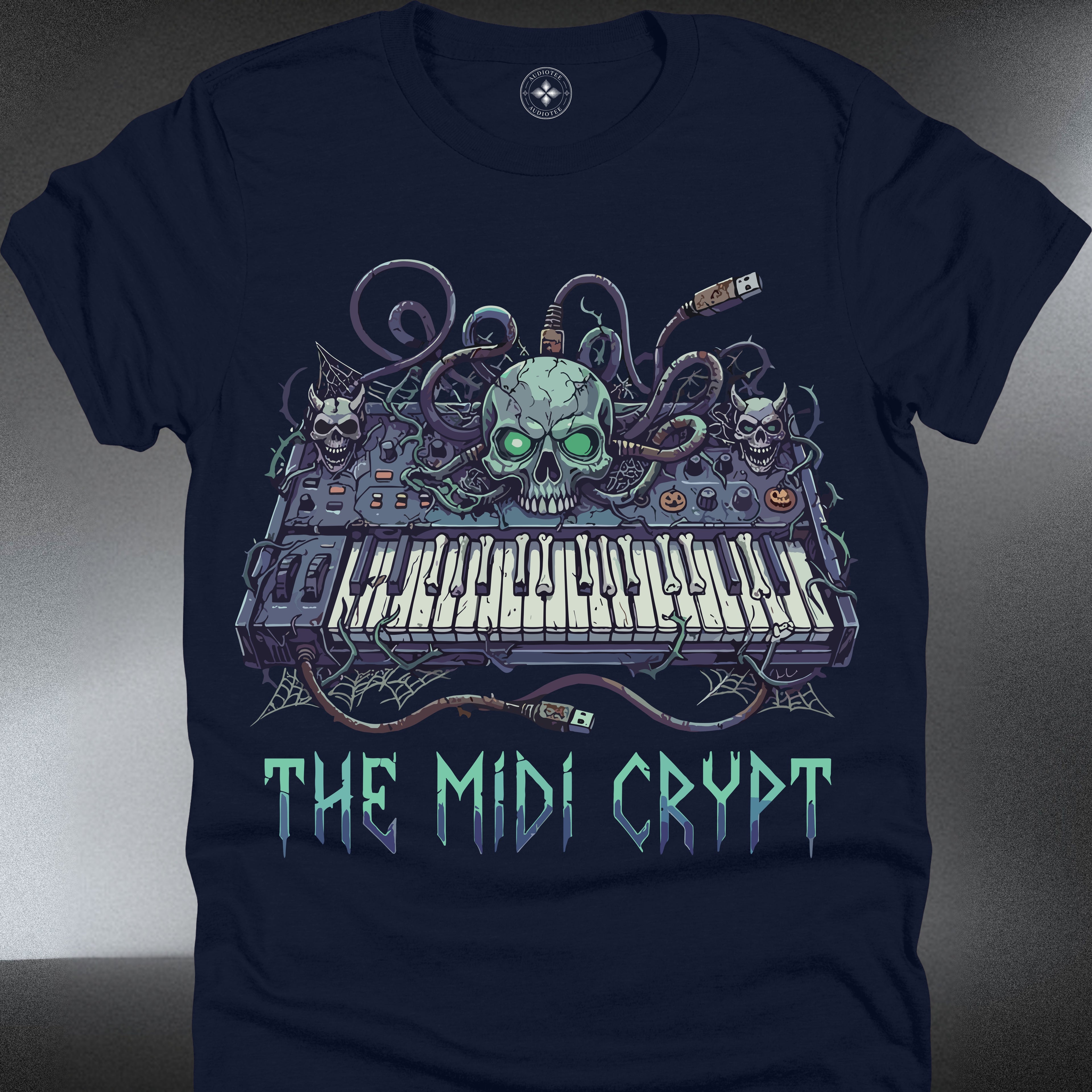 The MIDI Crypt  — Gothic Skull & Synthwave Keyboard (#226)