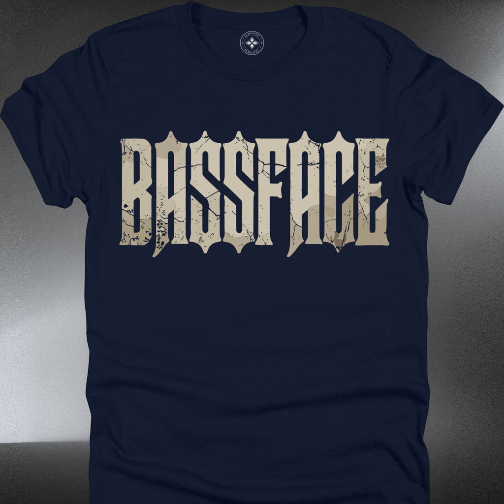 Bassface Graphic  — Retro Distressed Band-Style (#230)