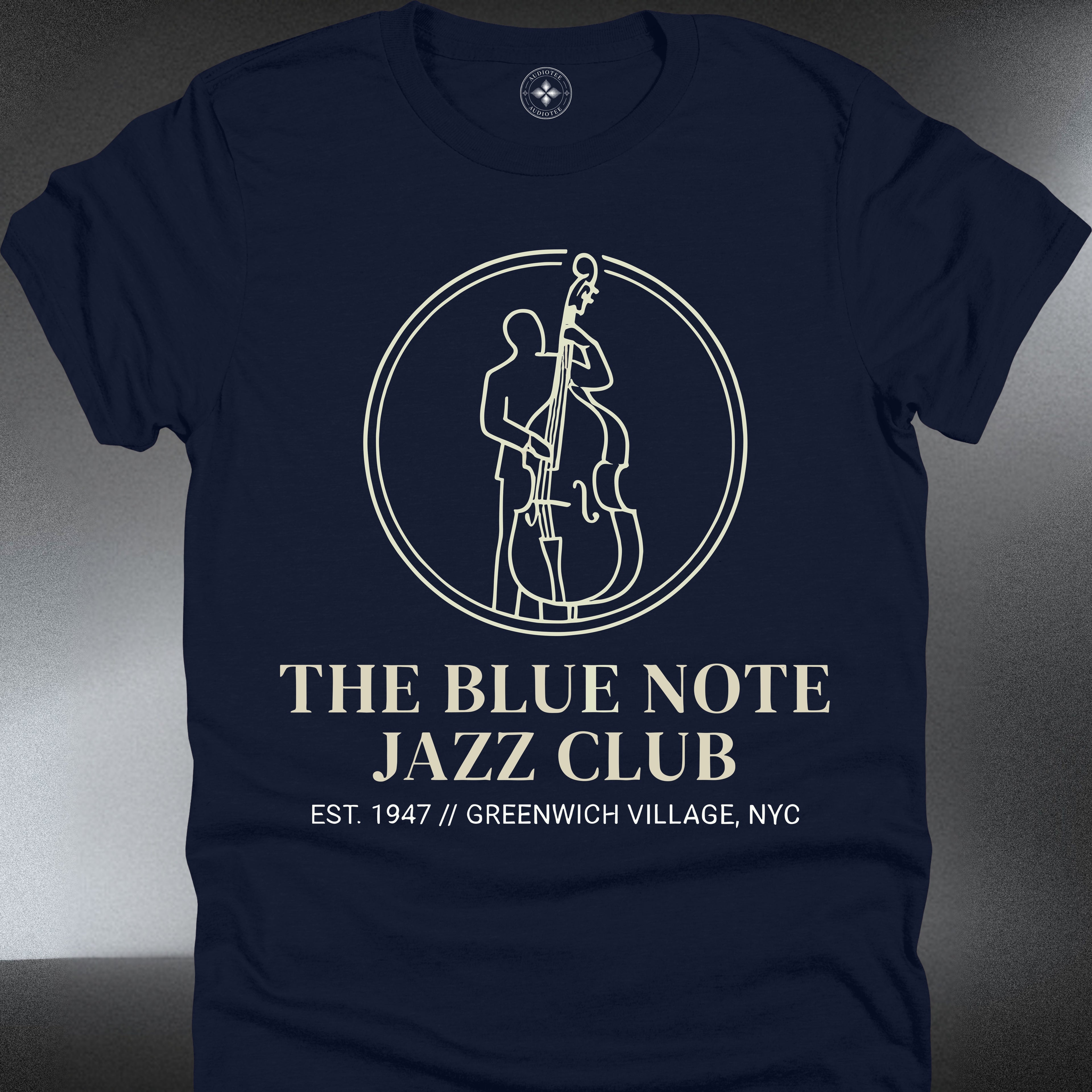 Jazz Club — The Blue Note Vintage Bass Player Tee (#231)