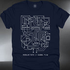 Circuit Board Graphic  — Tech Schematic music Design