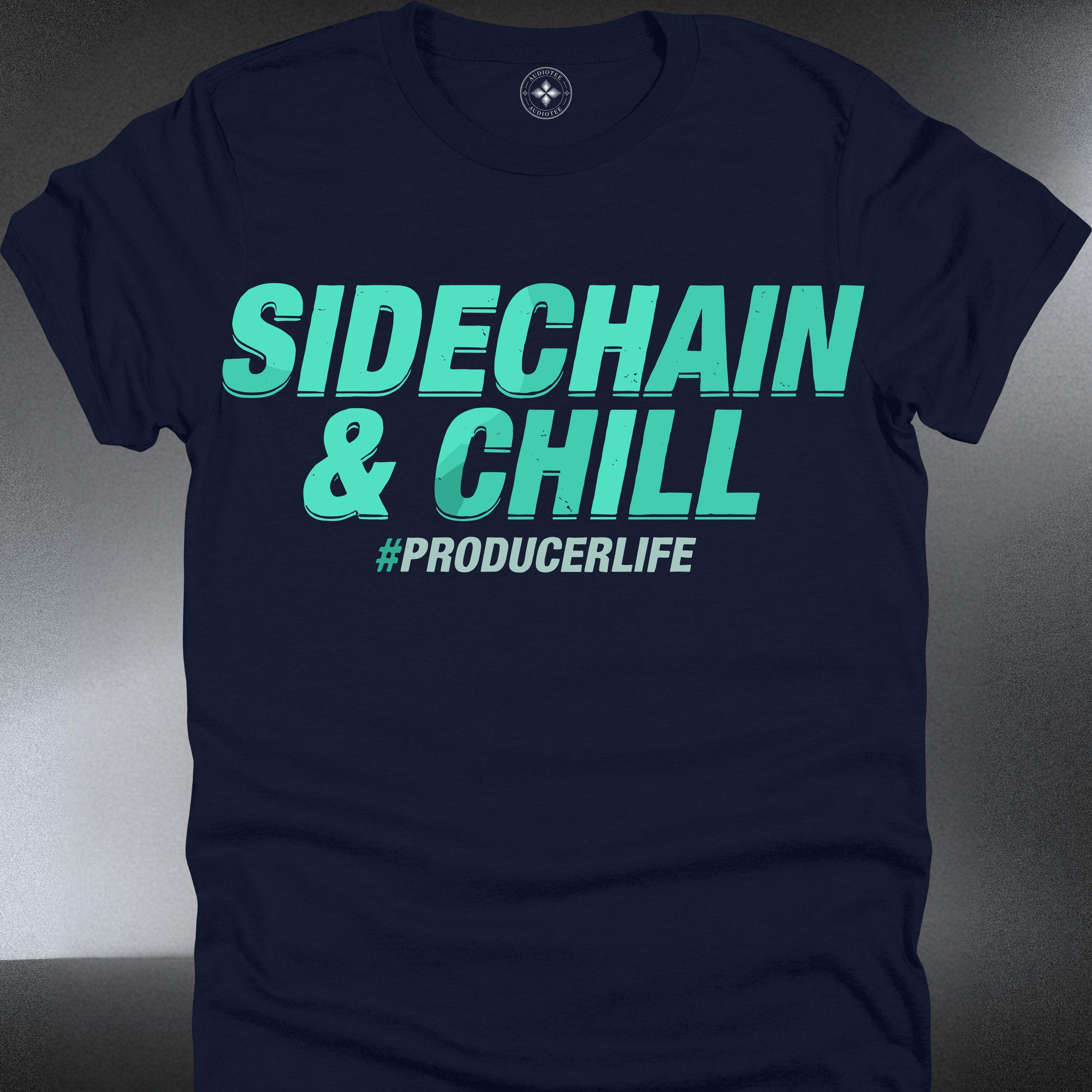 Sidechain & Chill  #Producer Life Crypto Music Producer Tee (#253)
