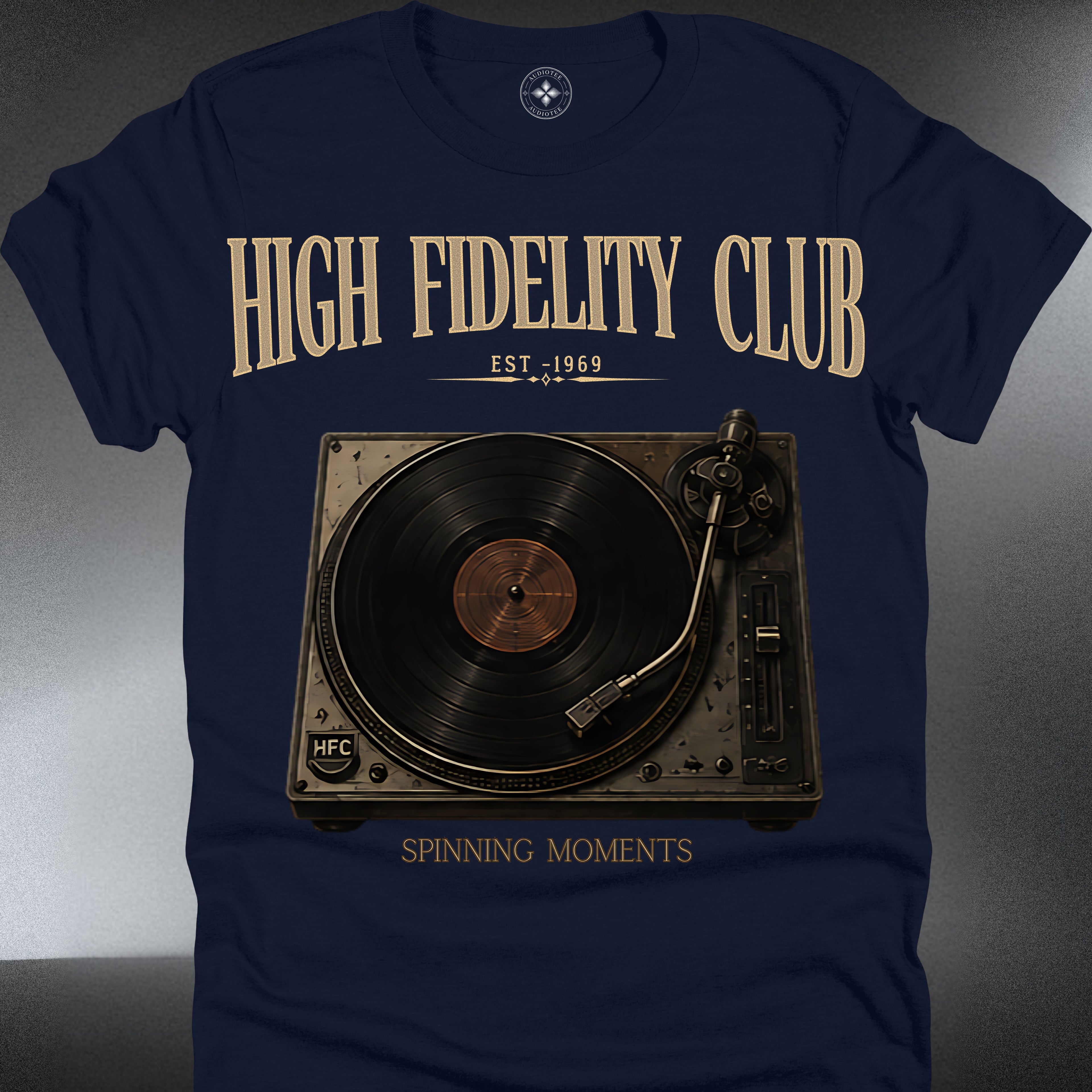 HFC — Vintage Turntable Music Tee (#261)