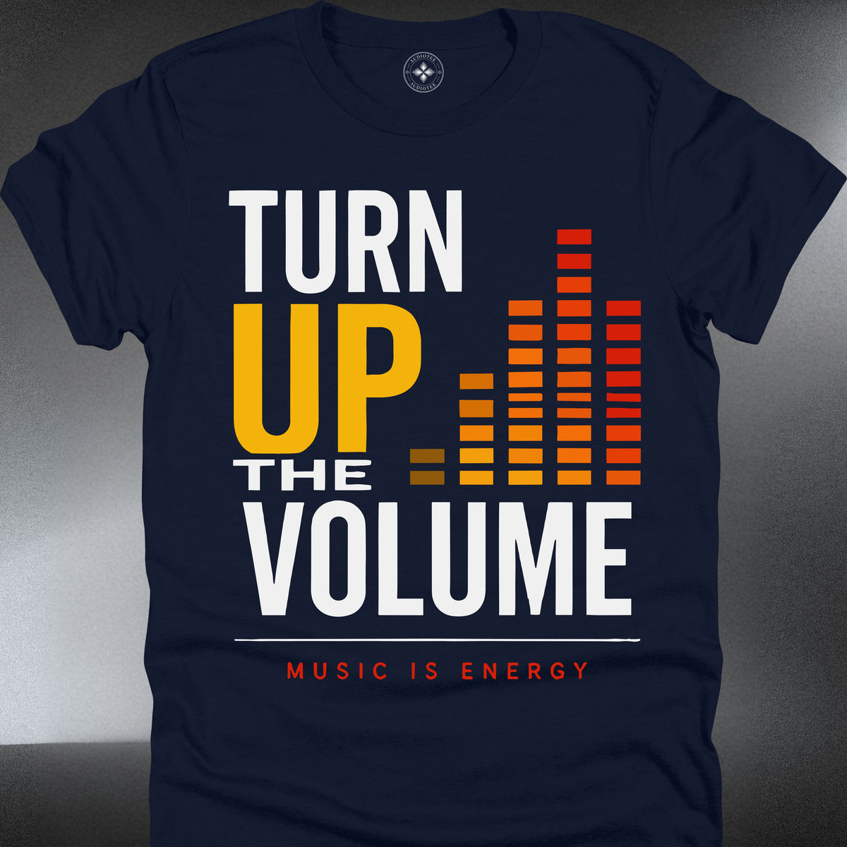 Turn Up The Volume  — Graphic Music Equalizer Tee (#280)