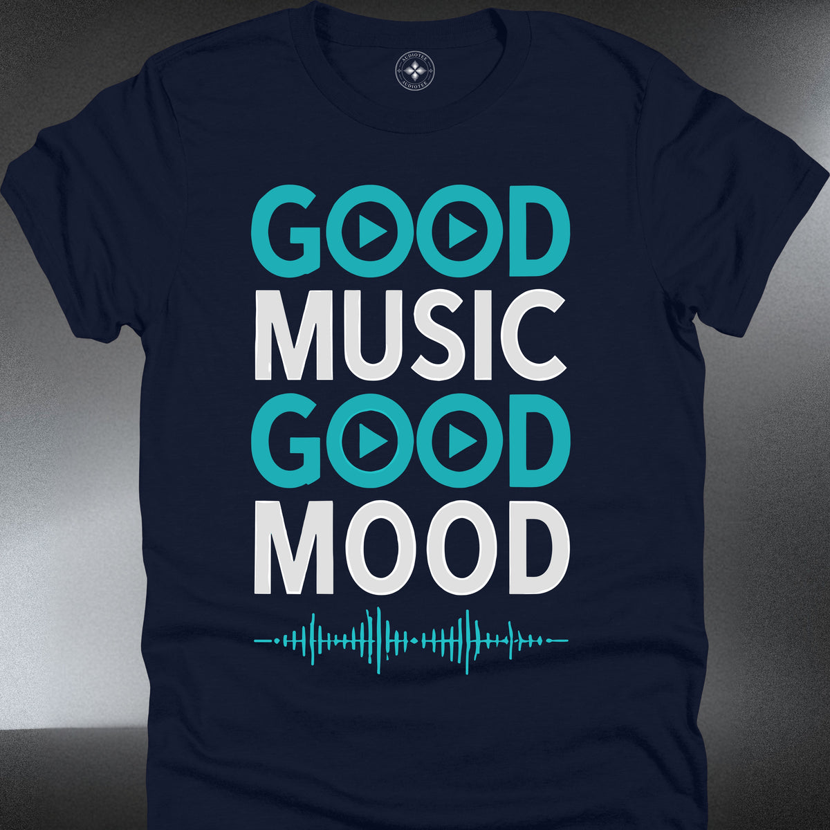 Good Music Good Mood  — Play Icon & Soundwave (#282)