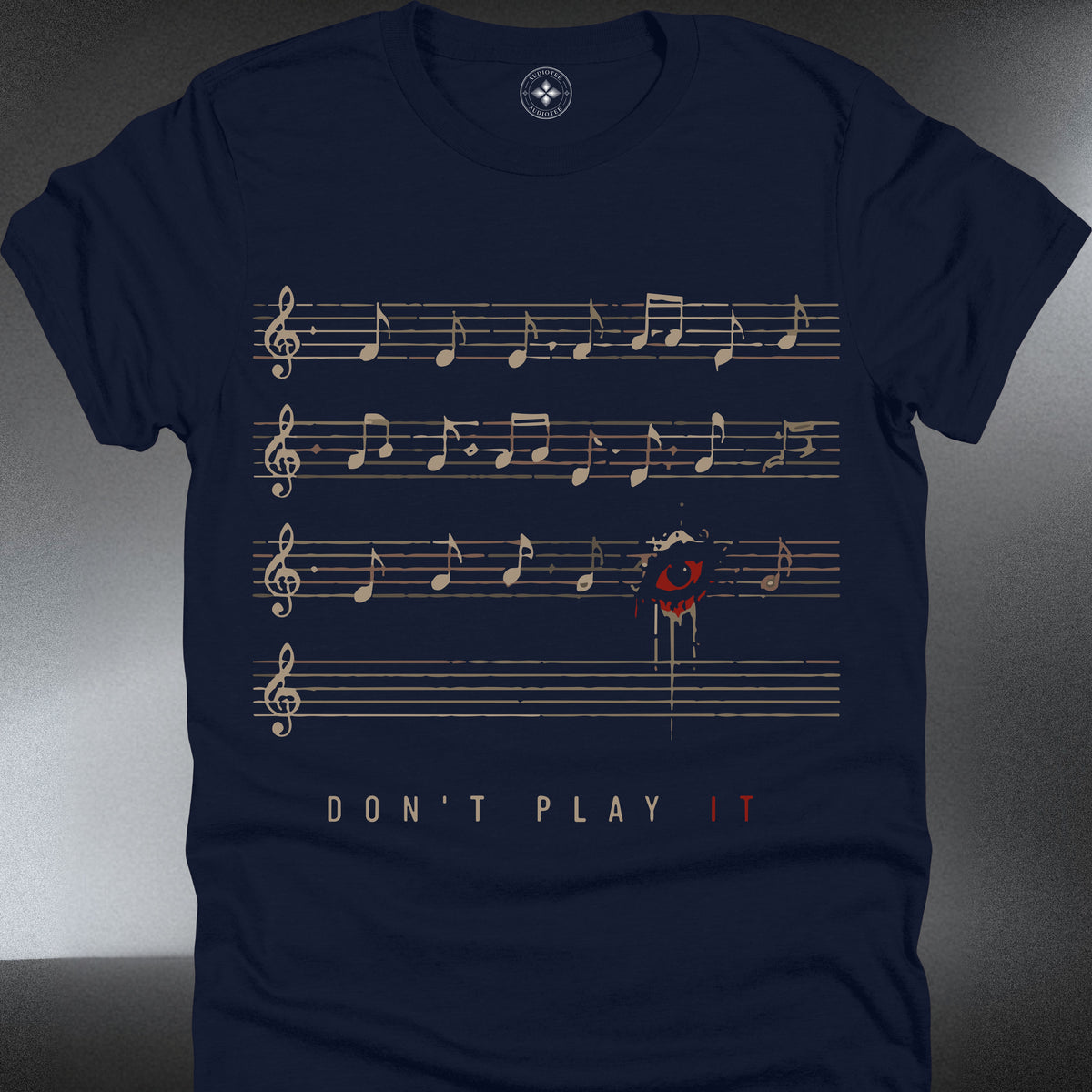 Don’t Play — Vintage Sheet Music Horror Tee (#303)
