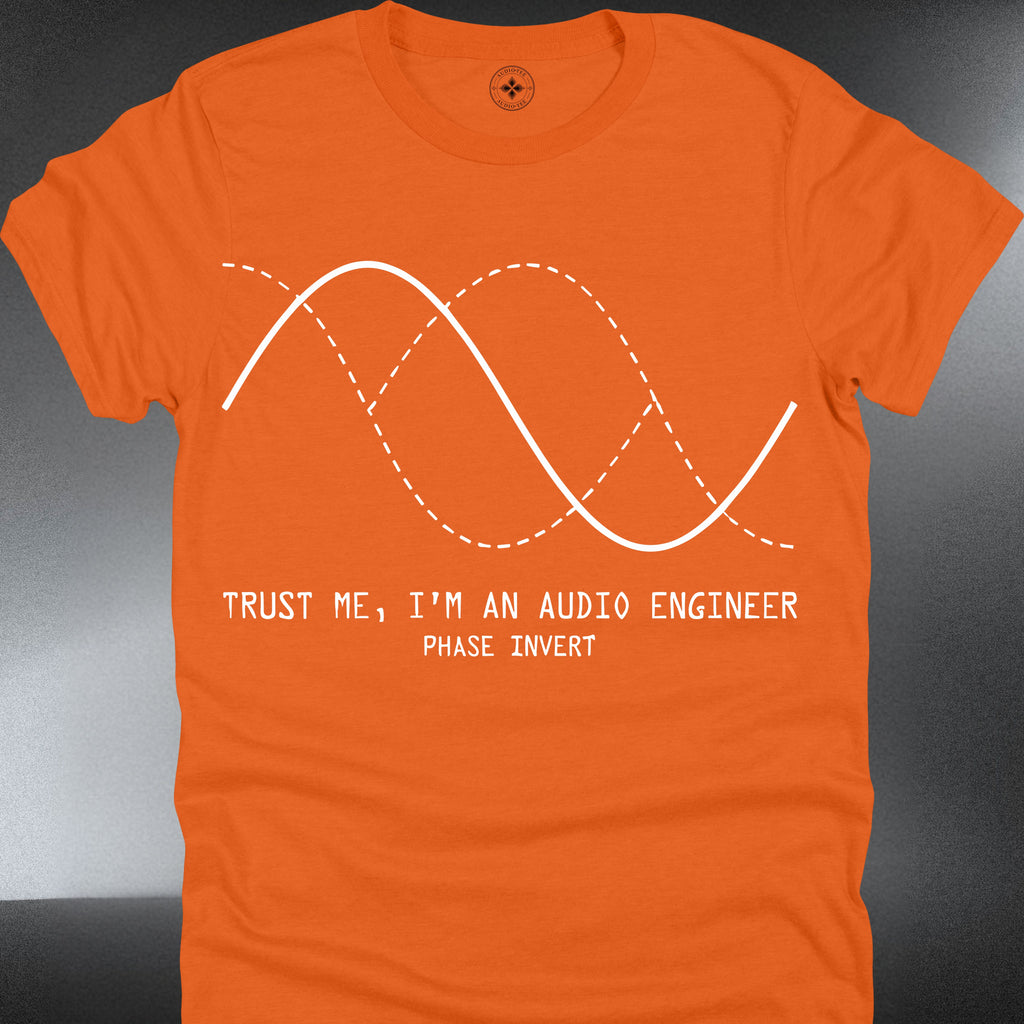 Audio Engineer T-Shirt – Waveform Graphic (Trust Me, I’m an Audio Engineer) (#244)