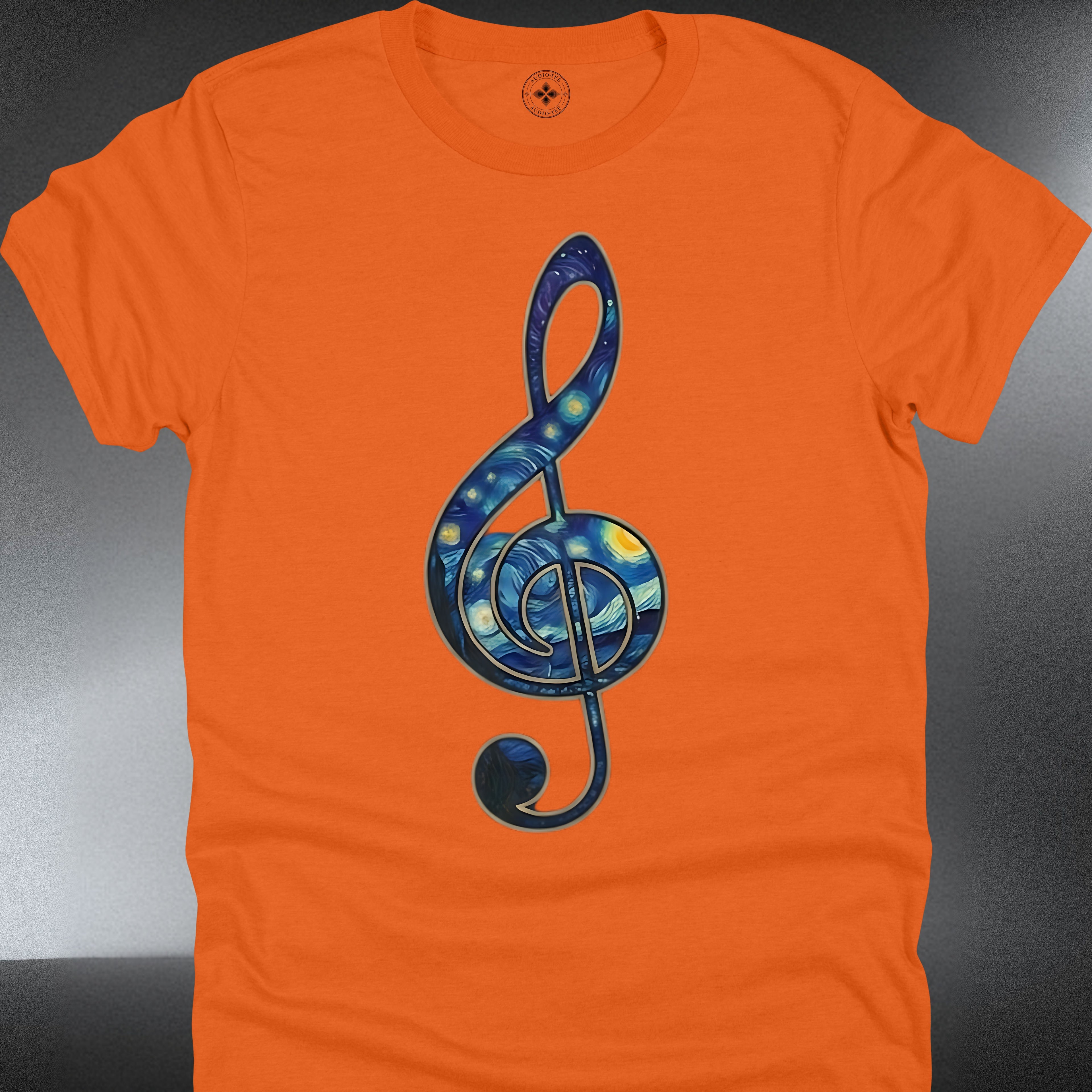 Treble Clef Galaxy T-Shirt — Cosmic Music Note (#245)