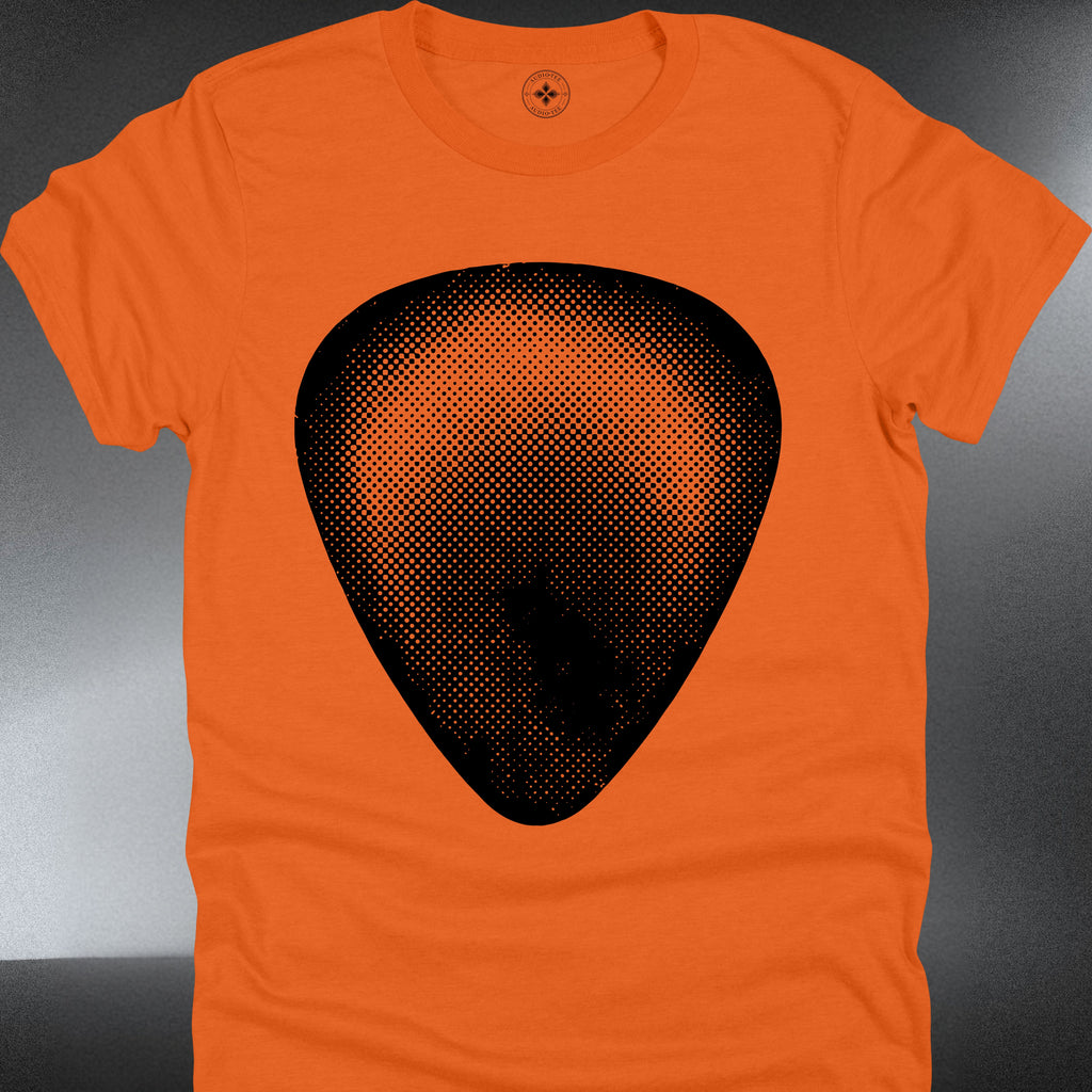 Guitar Pick Halftone T-Shirt — Retro Music (#249)