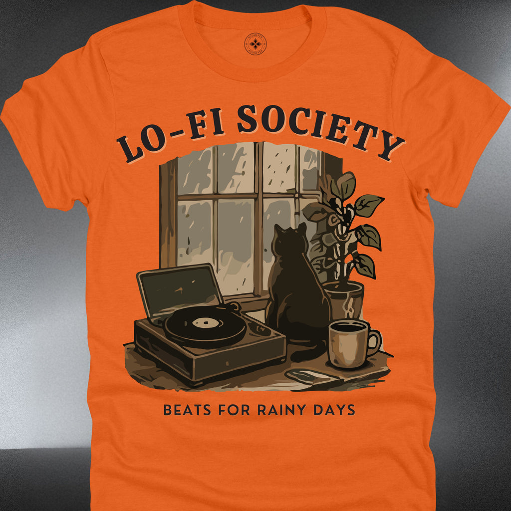 Lo‑Fi Society  — Cozy Rainy Day Beats Graphic (#285)