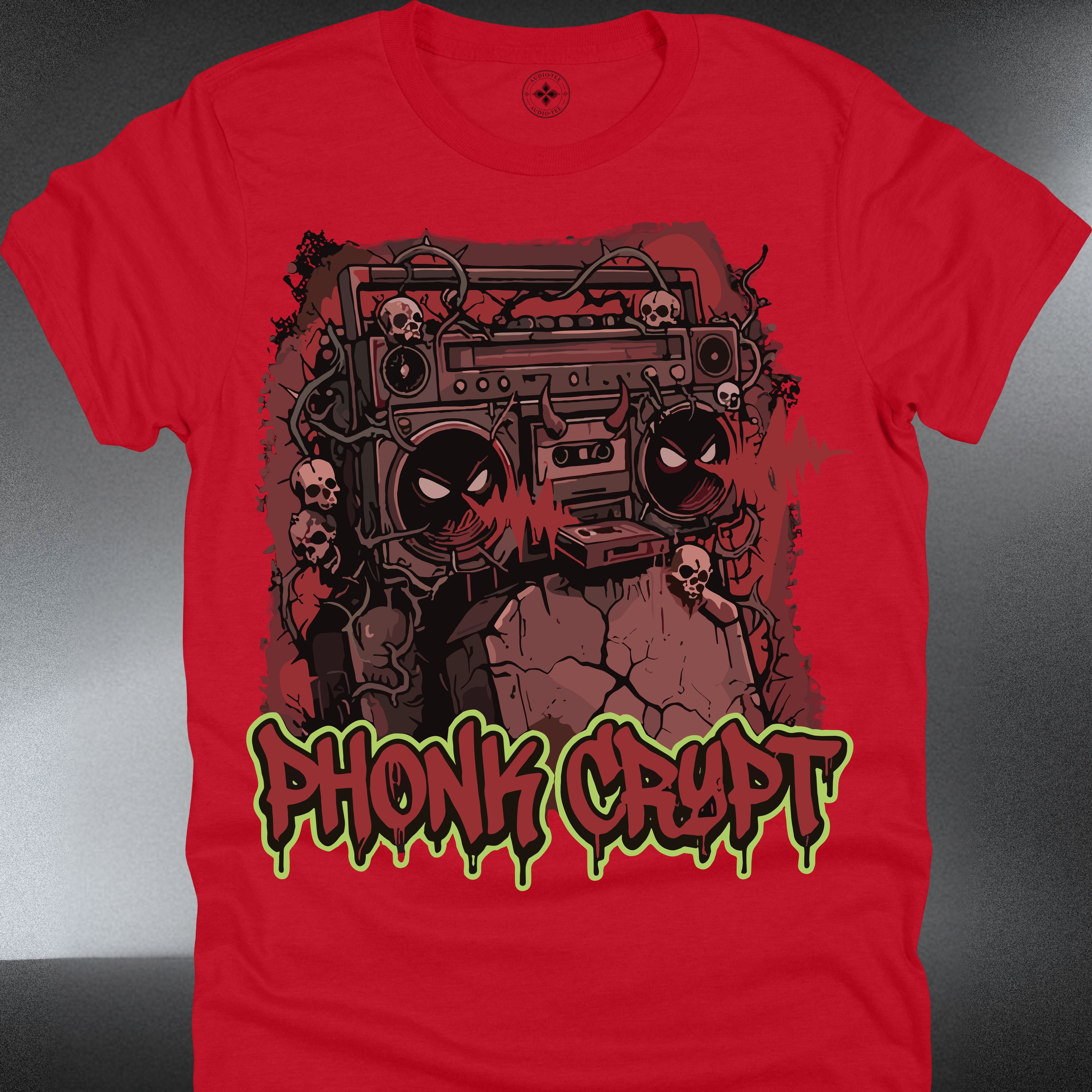 Horror Boombox  — 'Phony Crue' Graphic Tee (#221)
