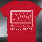 Analog Heart  — Vintage Oscilloscope Music Tee (#229)